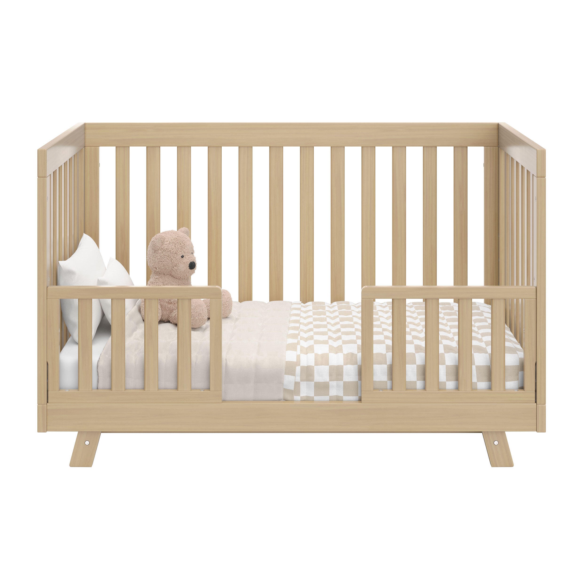Storkcraft Beckett 3-in-1 Convertible Crib, Driftwood, large