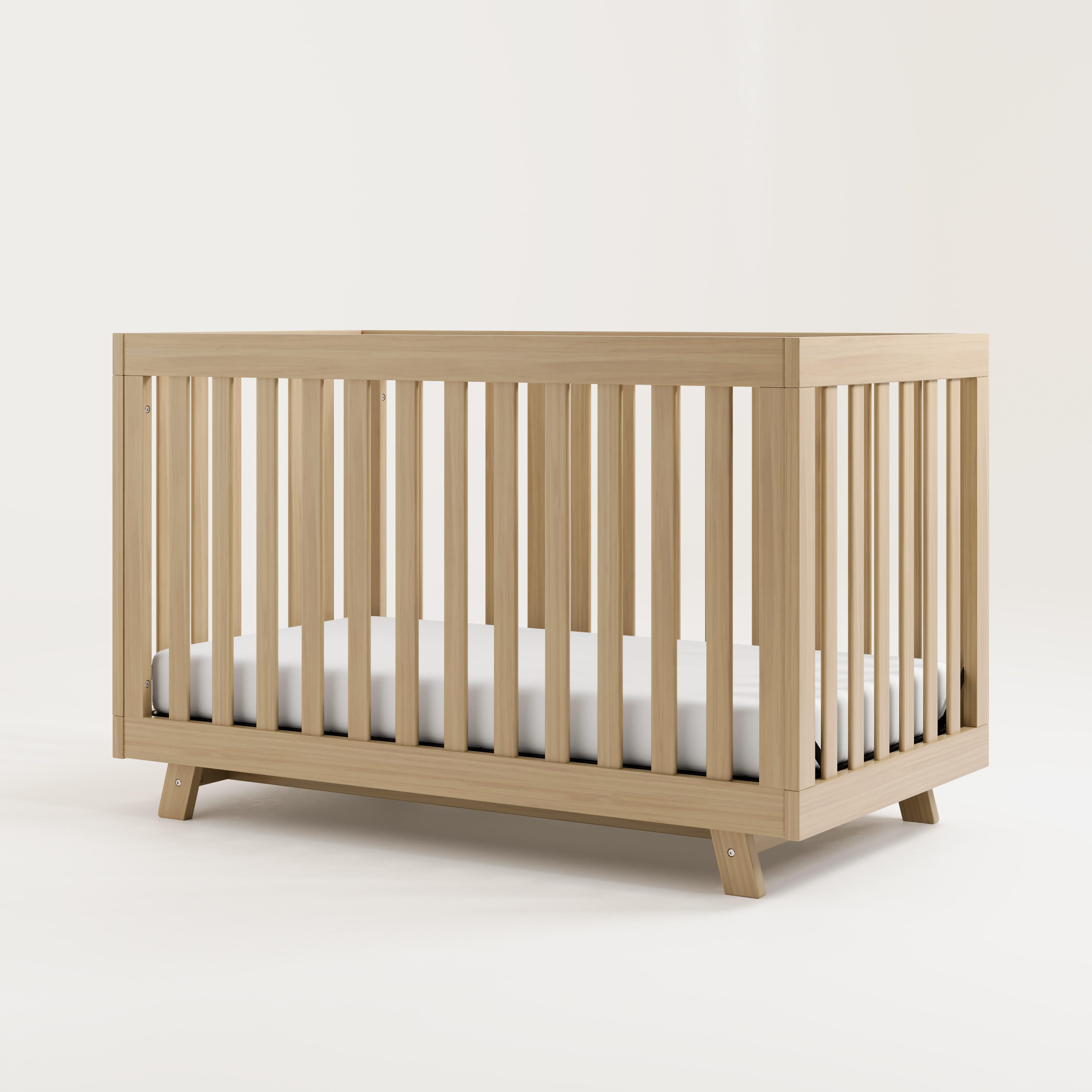 Storkcraft Beckett 3-in-1 Convertible Crib, Driftwood, large