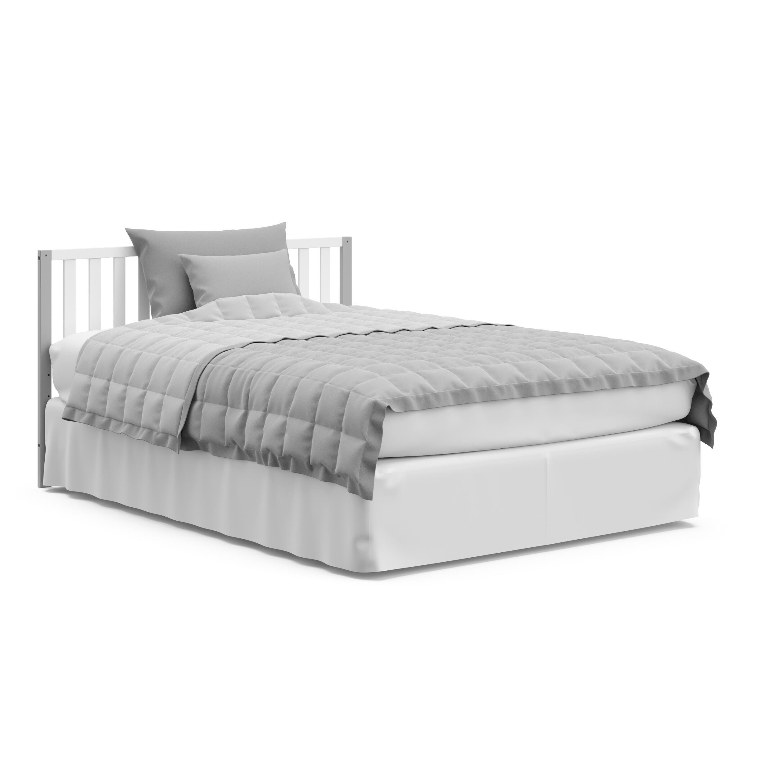 Storkcraft Modern Pacific 4-in-1 Convertible Crib, White/Pebble Gray, large