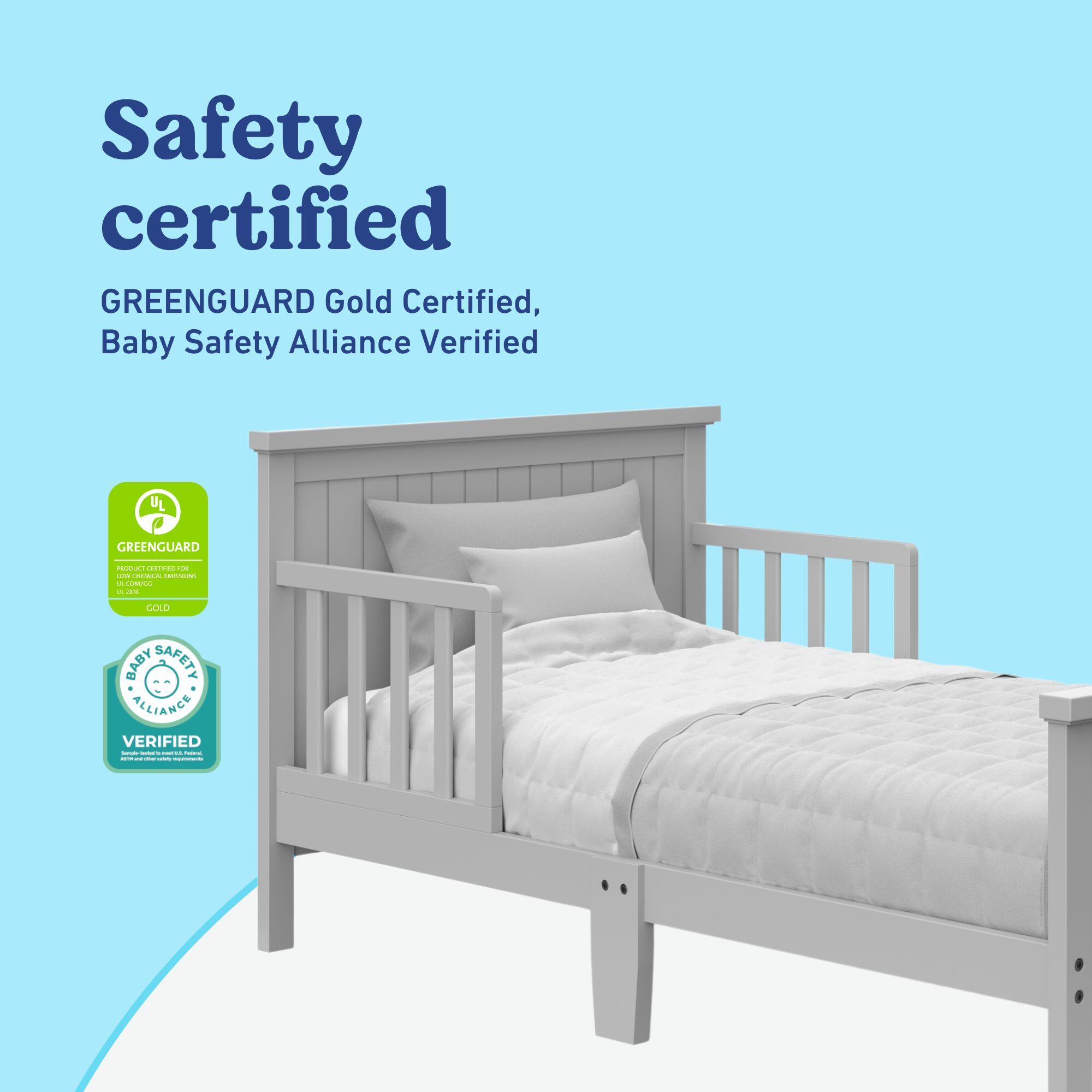 Graco Bailey Toddler Bed, Pebble Gray, large