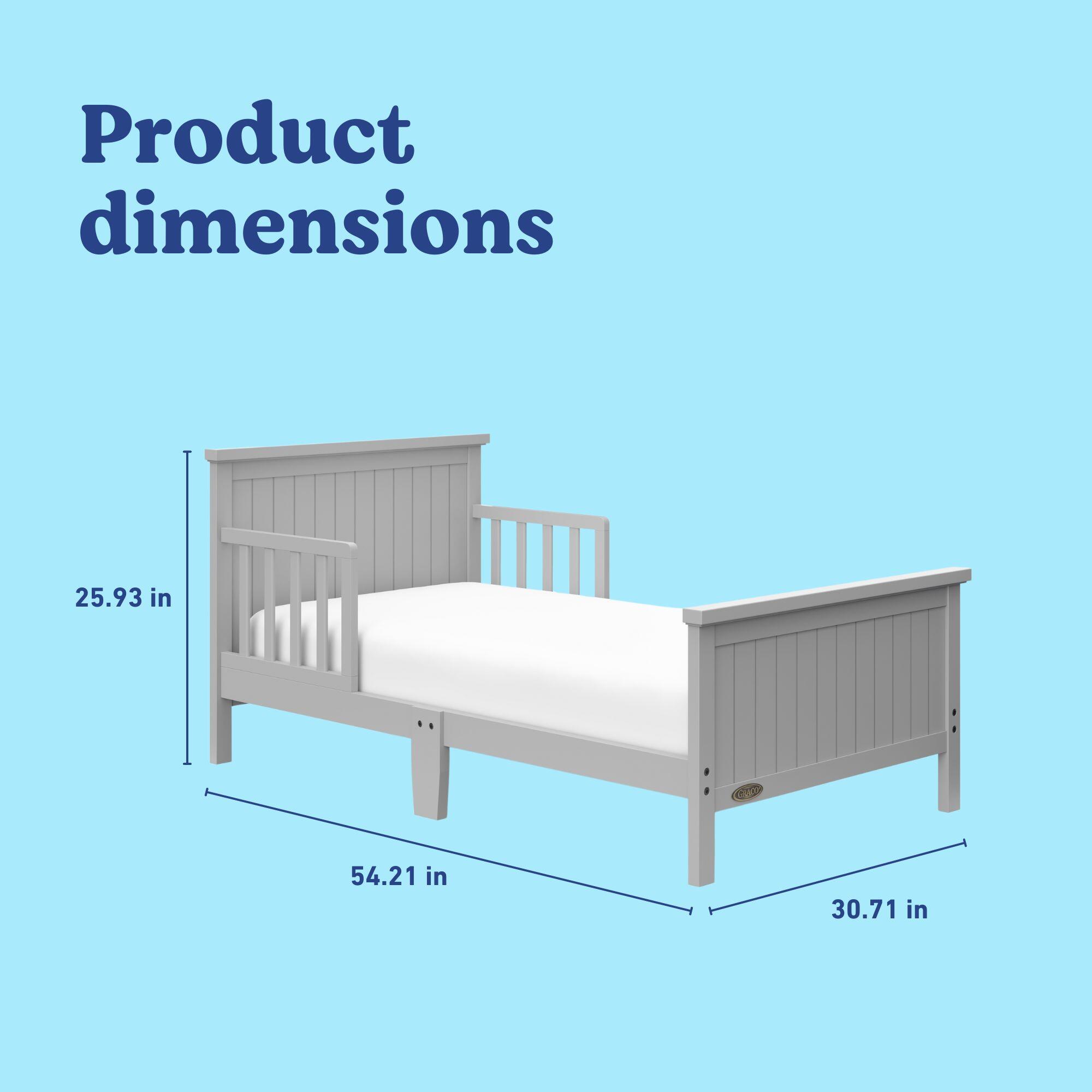 Graco Bailey Toddler Bed, Pebble Gray, large