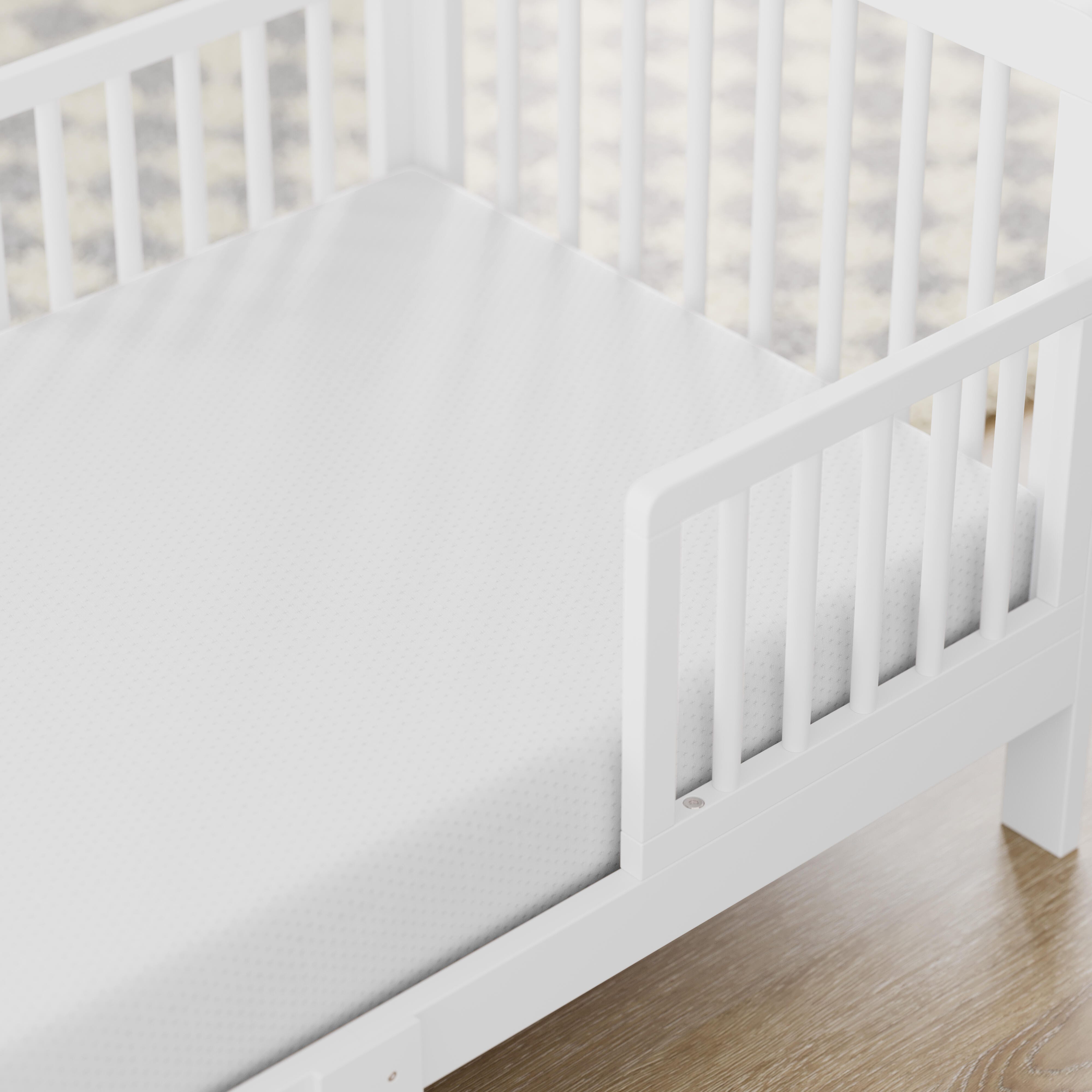 Storkcraft Pasadena Toddler Bed, White, large