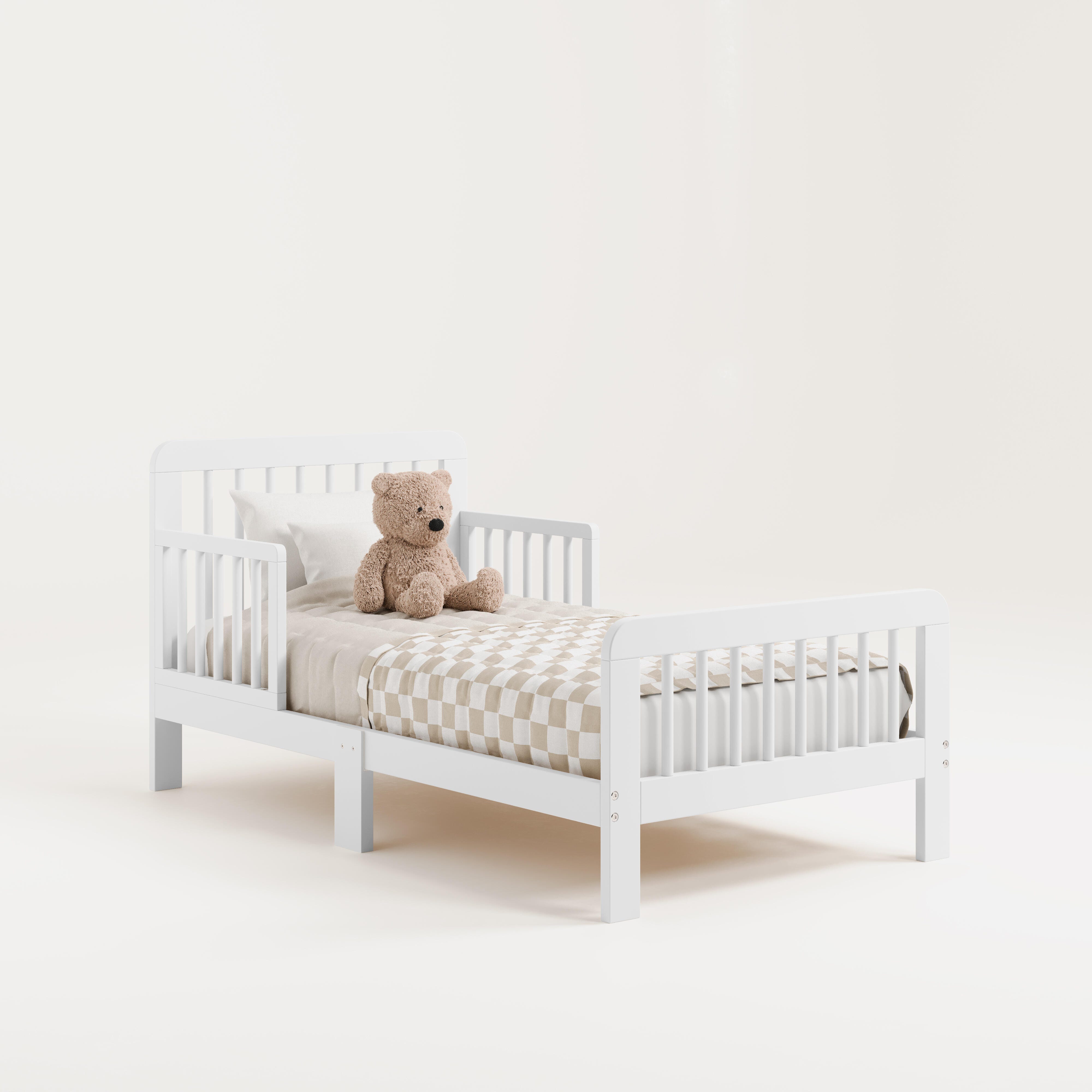 Storkcraft Pasadena Toddler Bed, White, large