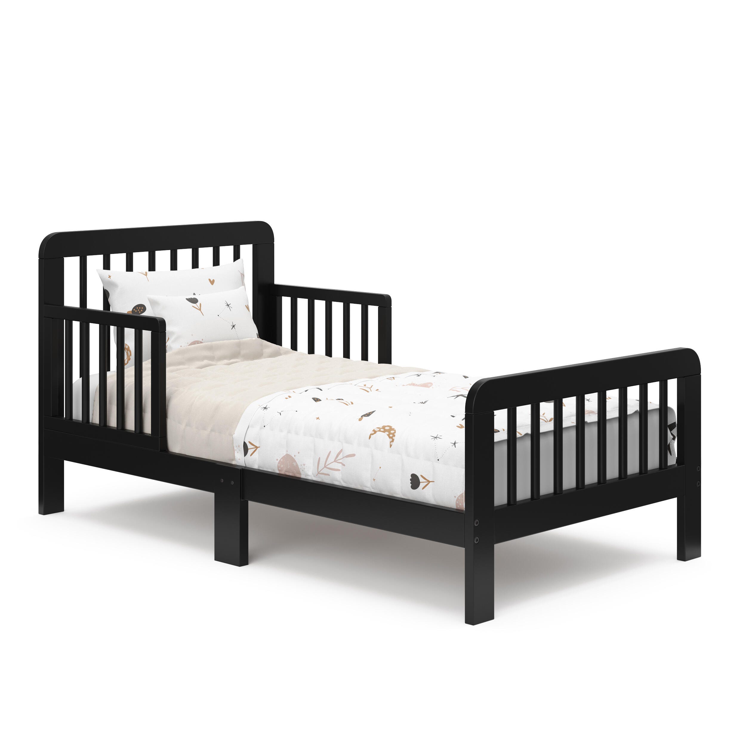 Storkcraft Pasadena Toddler Bed, Black, large