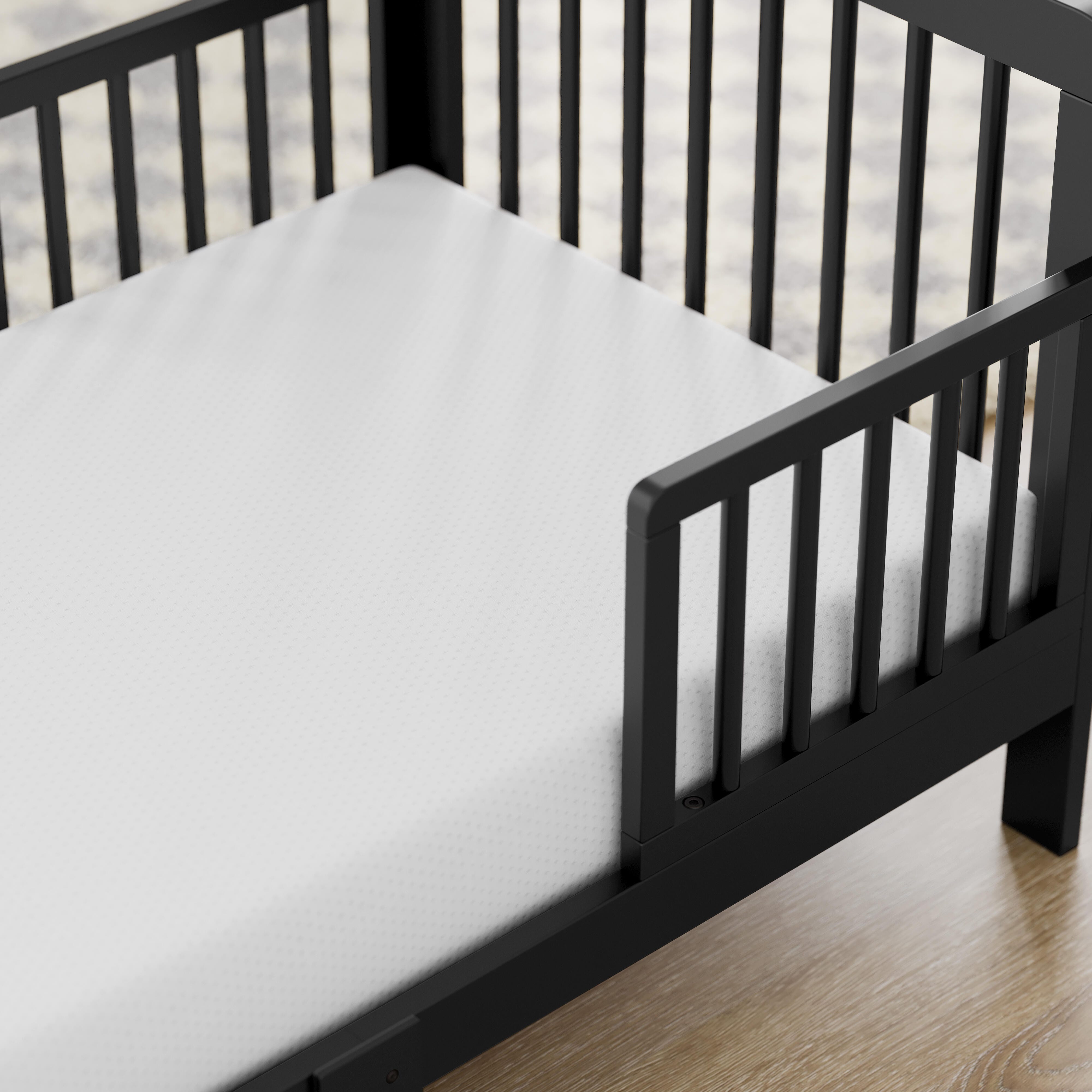 Storkcraft Pasadena Toddler Bed, Black, large