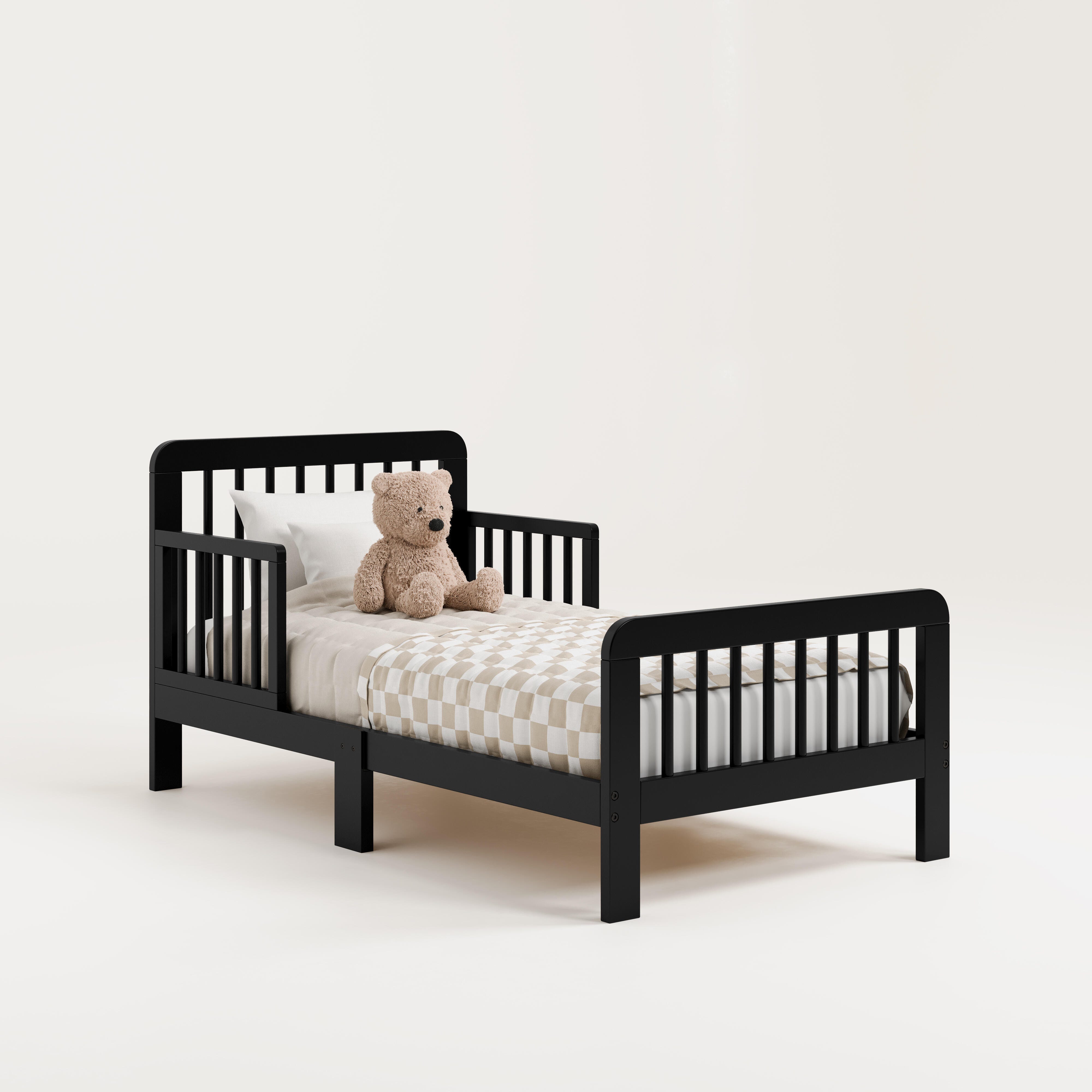 Storkcraft Pasadena Toddler Bed, Black, large