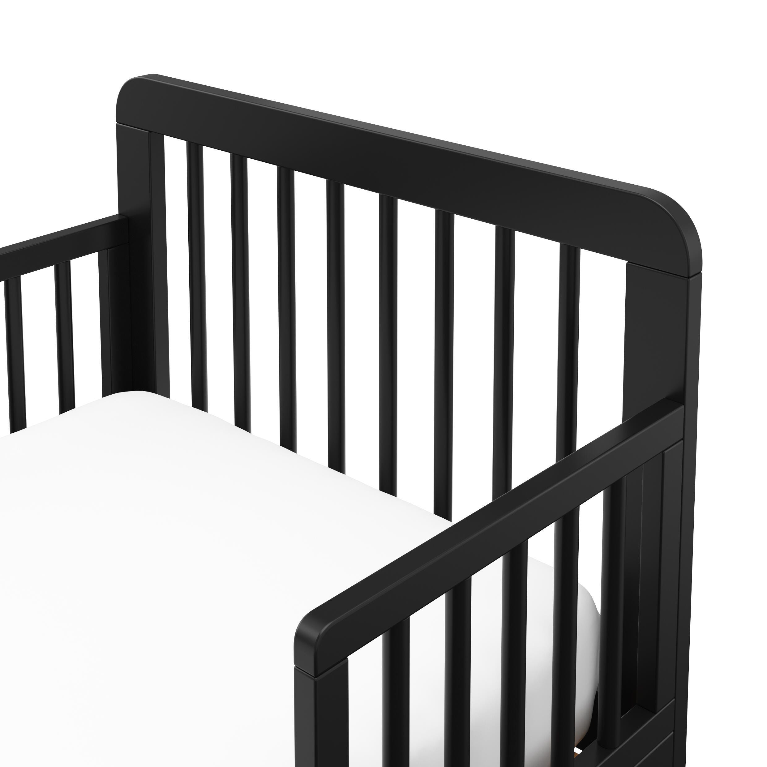 Storkcraft Pasadena Toddler Bed, Black, large