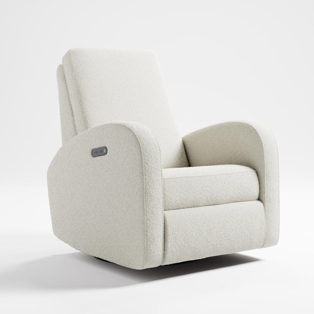 Storkcraft Santa Monica Power Recliner, Ivory