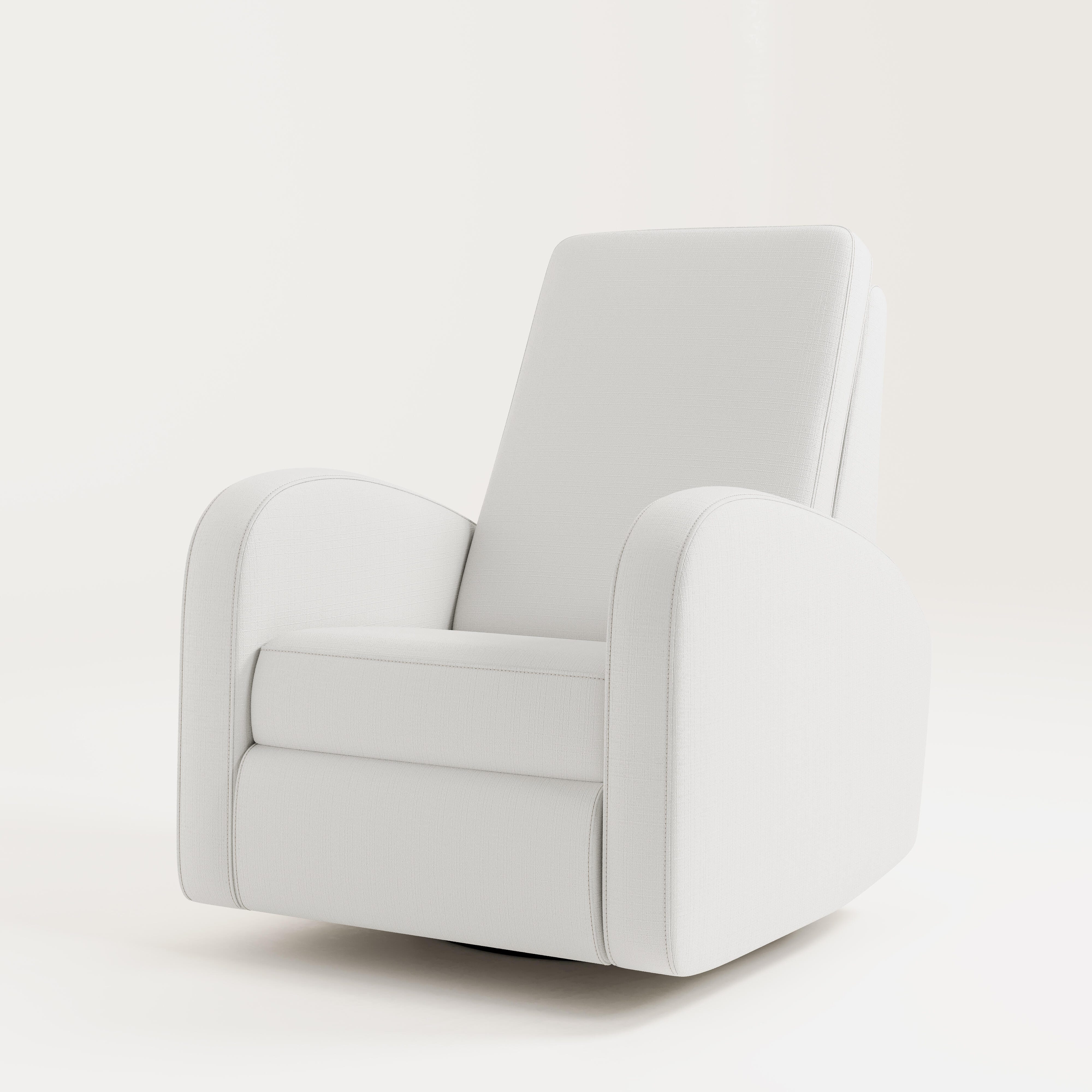 Storkcraft Santa Monica Power Recliner, Ivory Basketweave, large