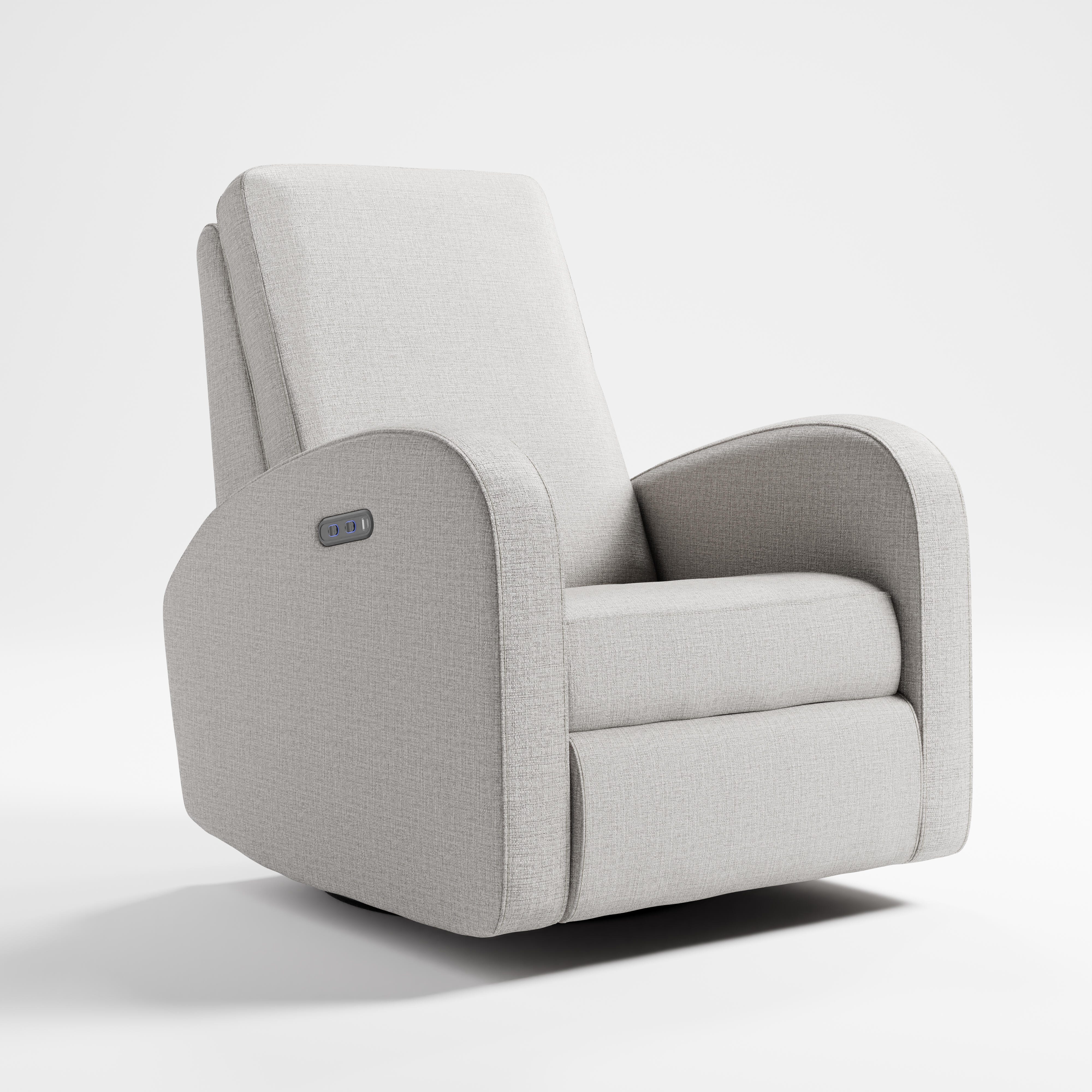 Storkcraft Santa Monica Power Recliner, Steel Basketweave, large