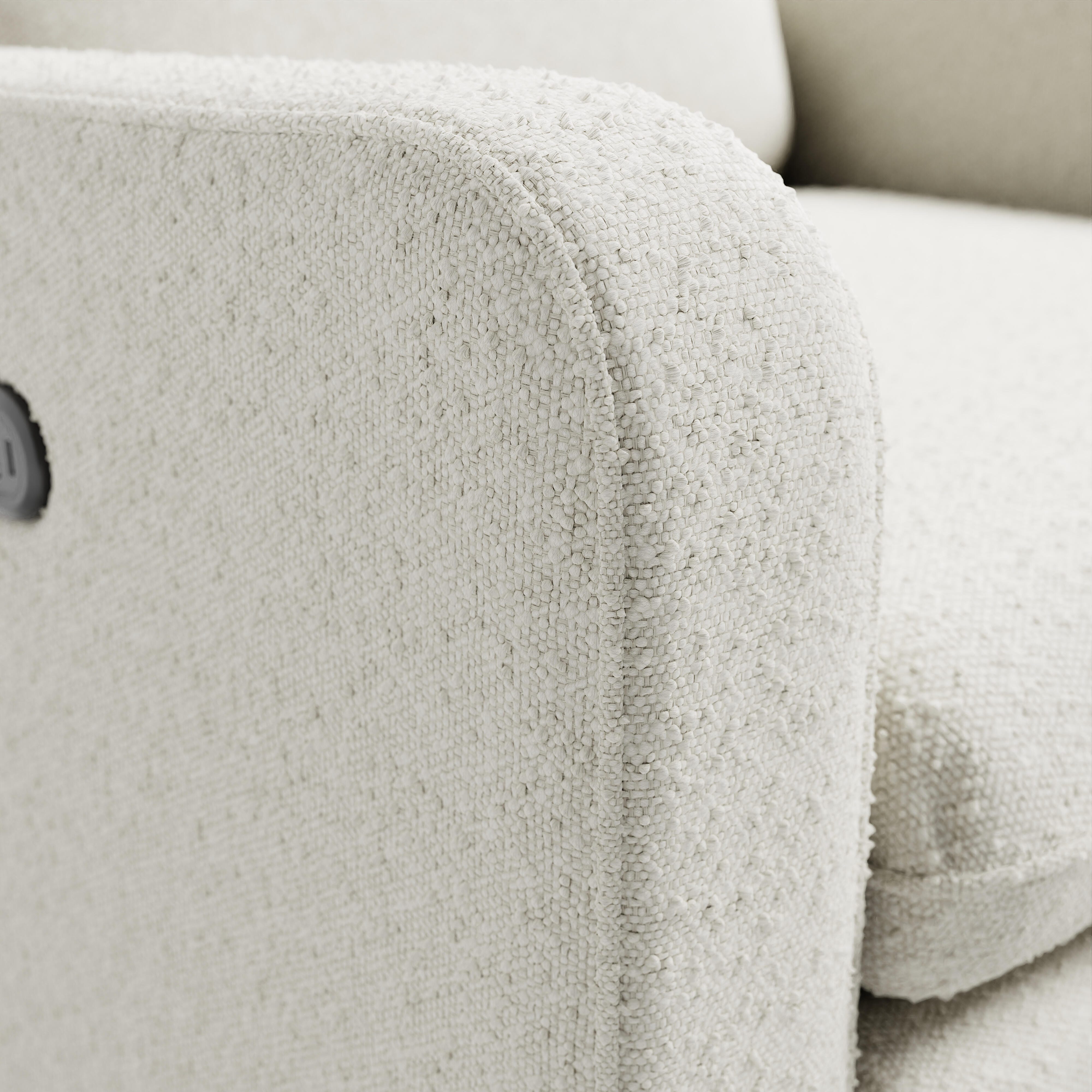 Graco Teddi Power Swivel Glider Recliner, Ivory, large