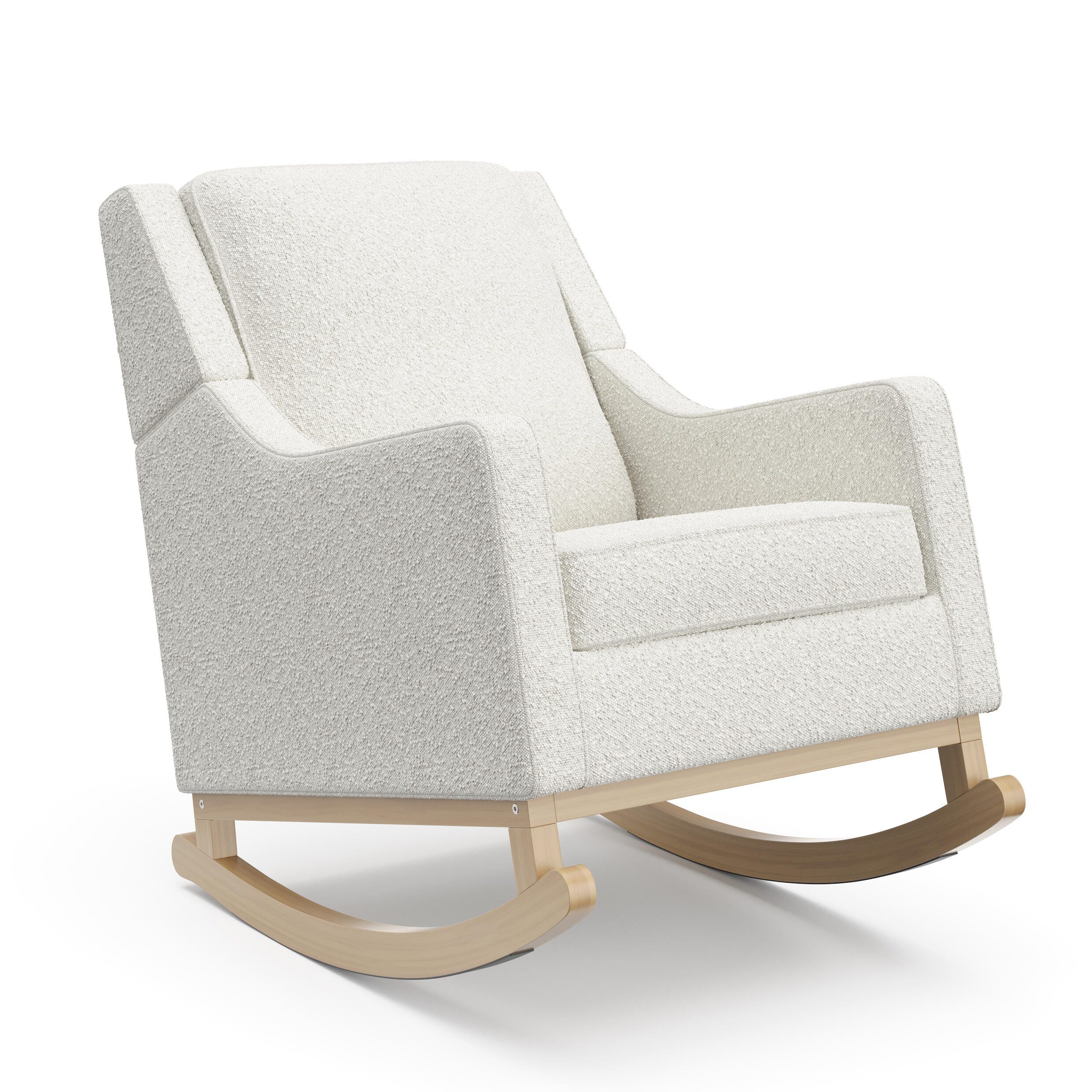 Storkcraft Pasadena Nursery Rocker, Driftwood/Ivory Boucle, large