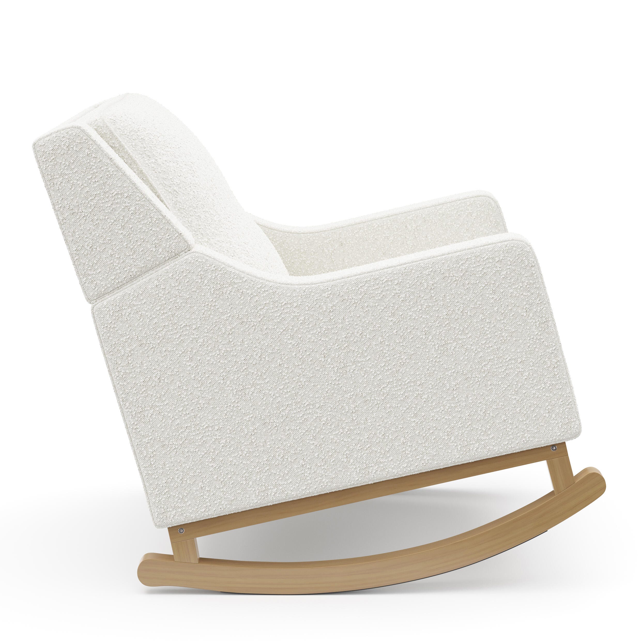 Storkcraft Pasadena Nursery Rocker, Driftwood/Ivory Boucle, large
