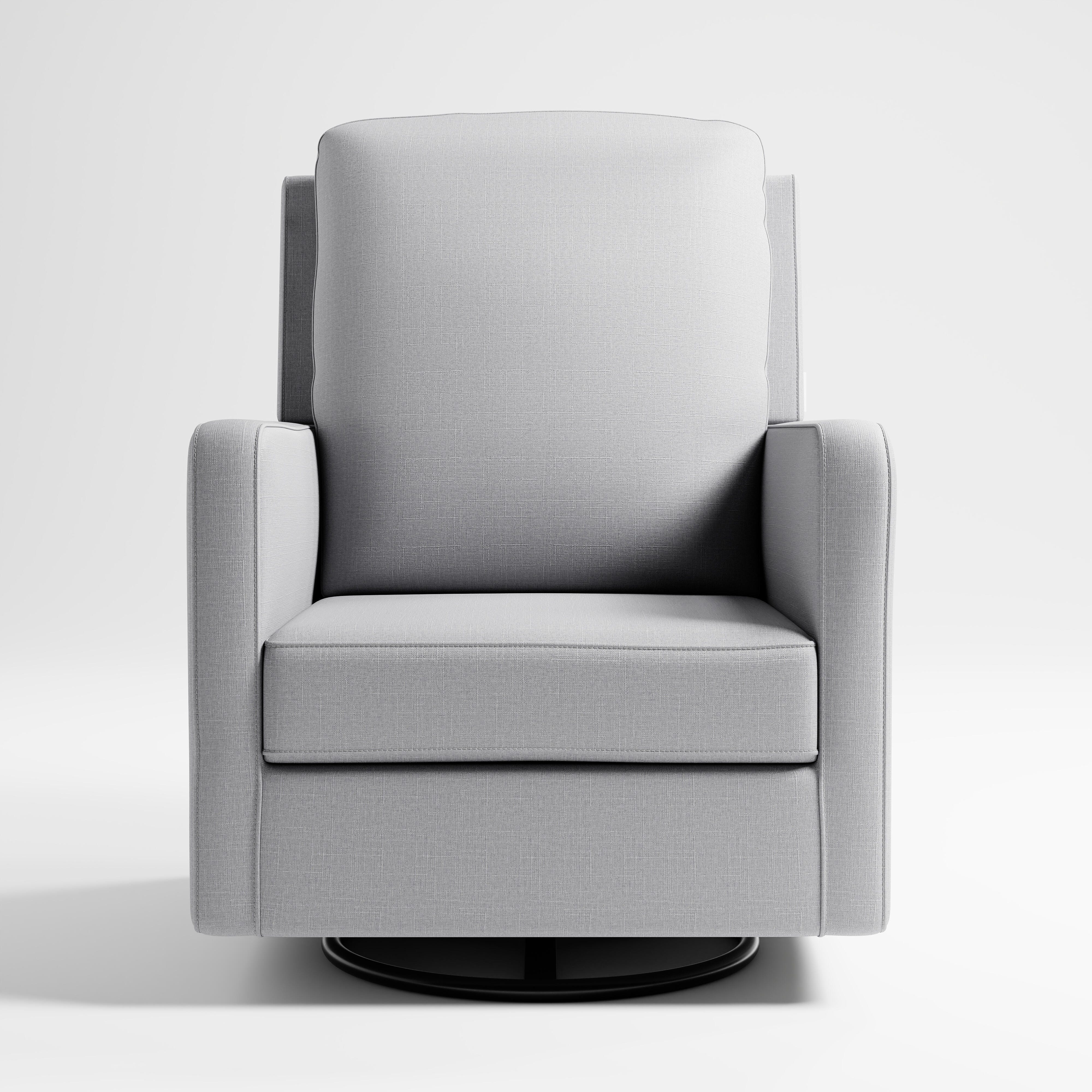 Storkcraft Calabasas Swivel Glider, Fog, large