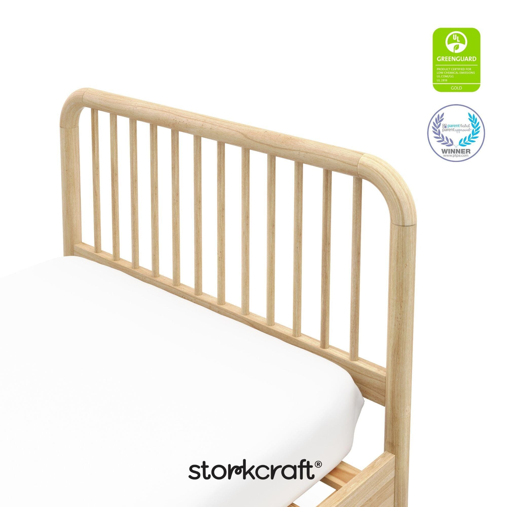 Storkcraft Next Porto Twin Bed, Natural, large