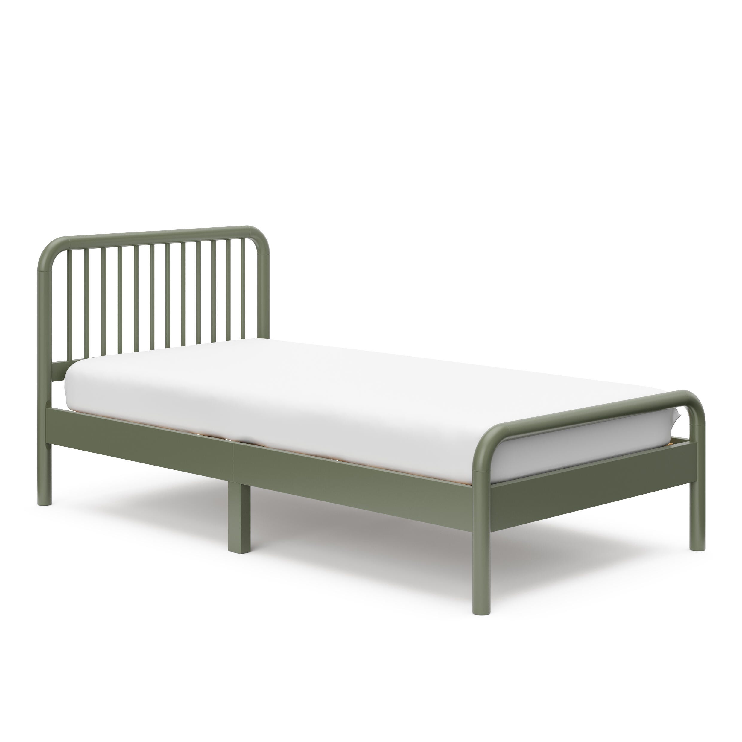 Storkcraft Next Porto Twin Bed, Olive, large