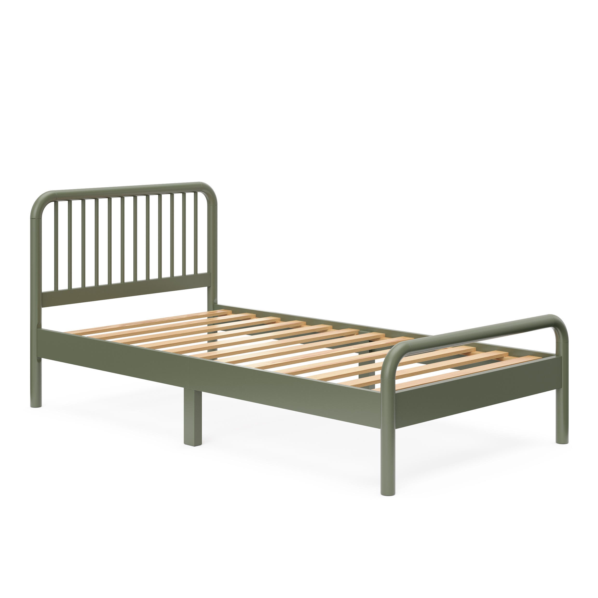 Storkcraft Next Porto Twin Bed, Olive, large