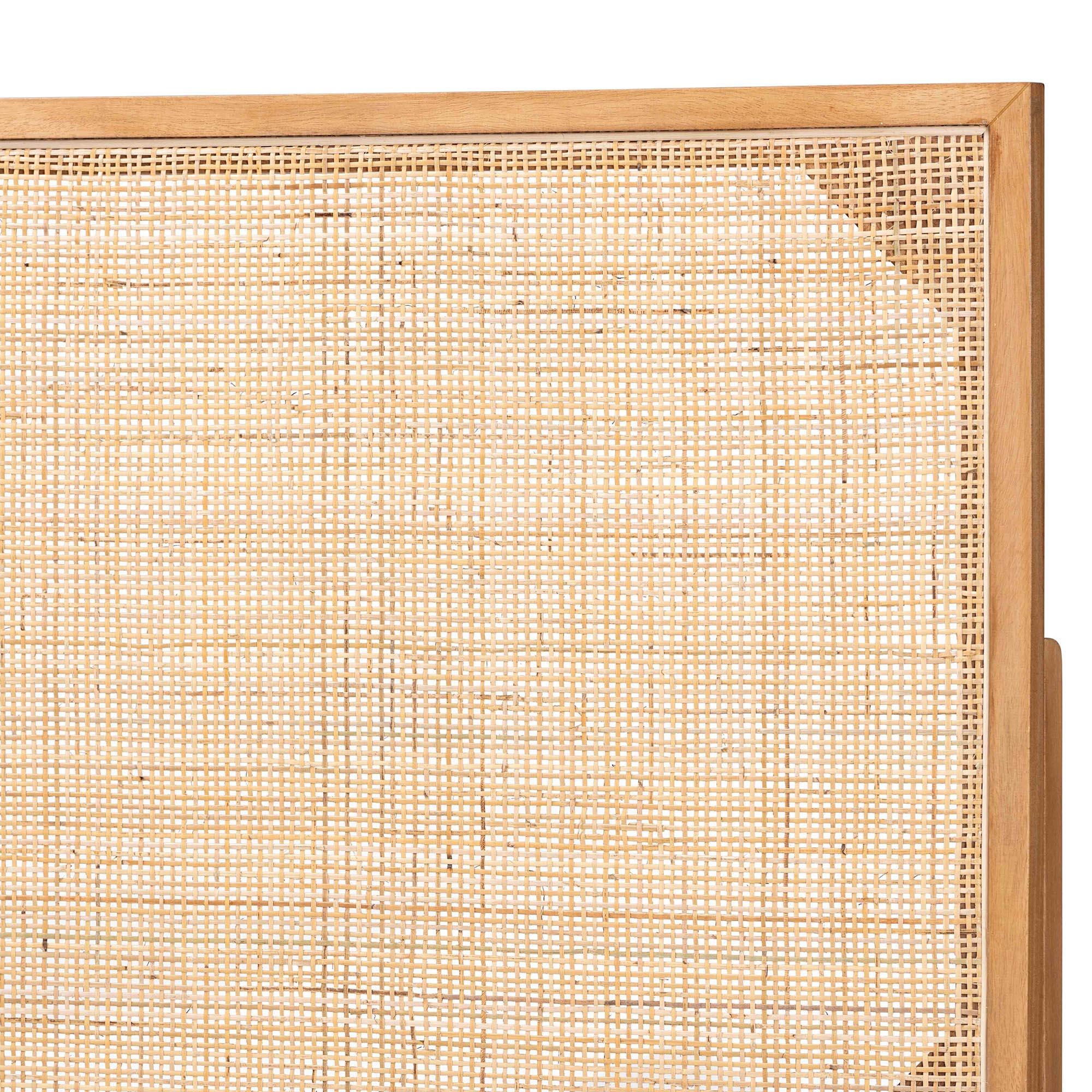bali & pari Aurelia Queen Panel Headboard, Natural, large