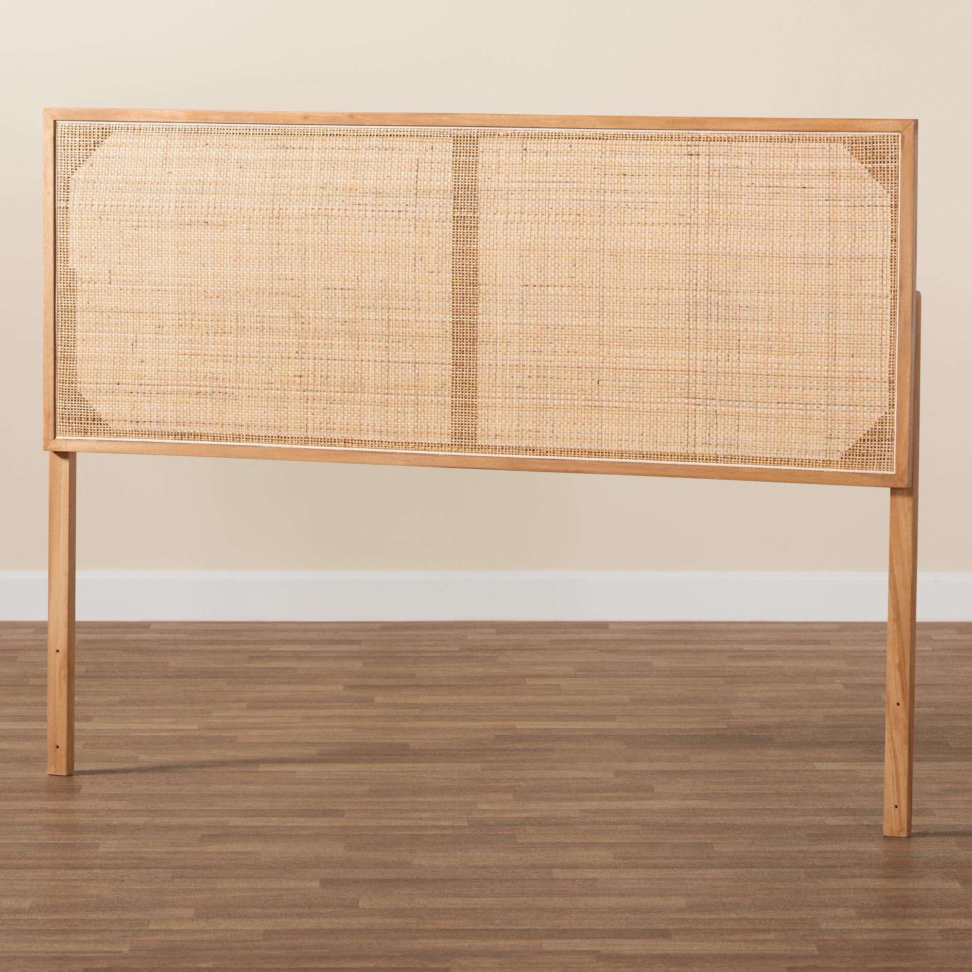 bali & pari Aurelia Queen Panel Headboard, Natural, large