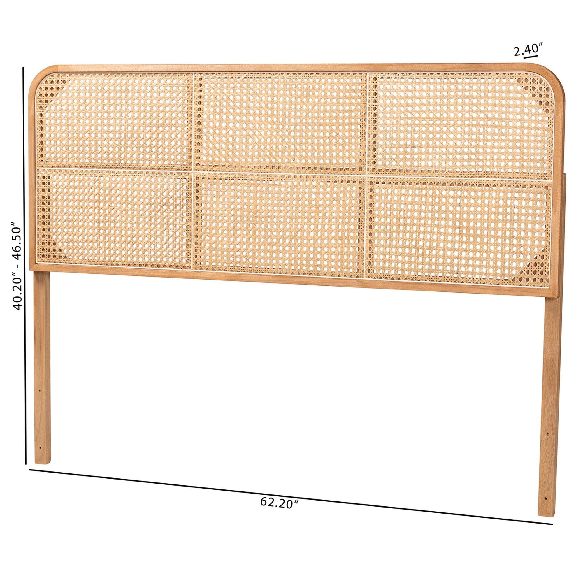 bali & pari Lainer Queen Panel Headboard, Natural, large