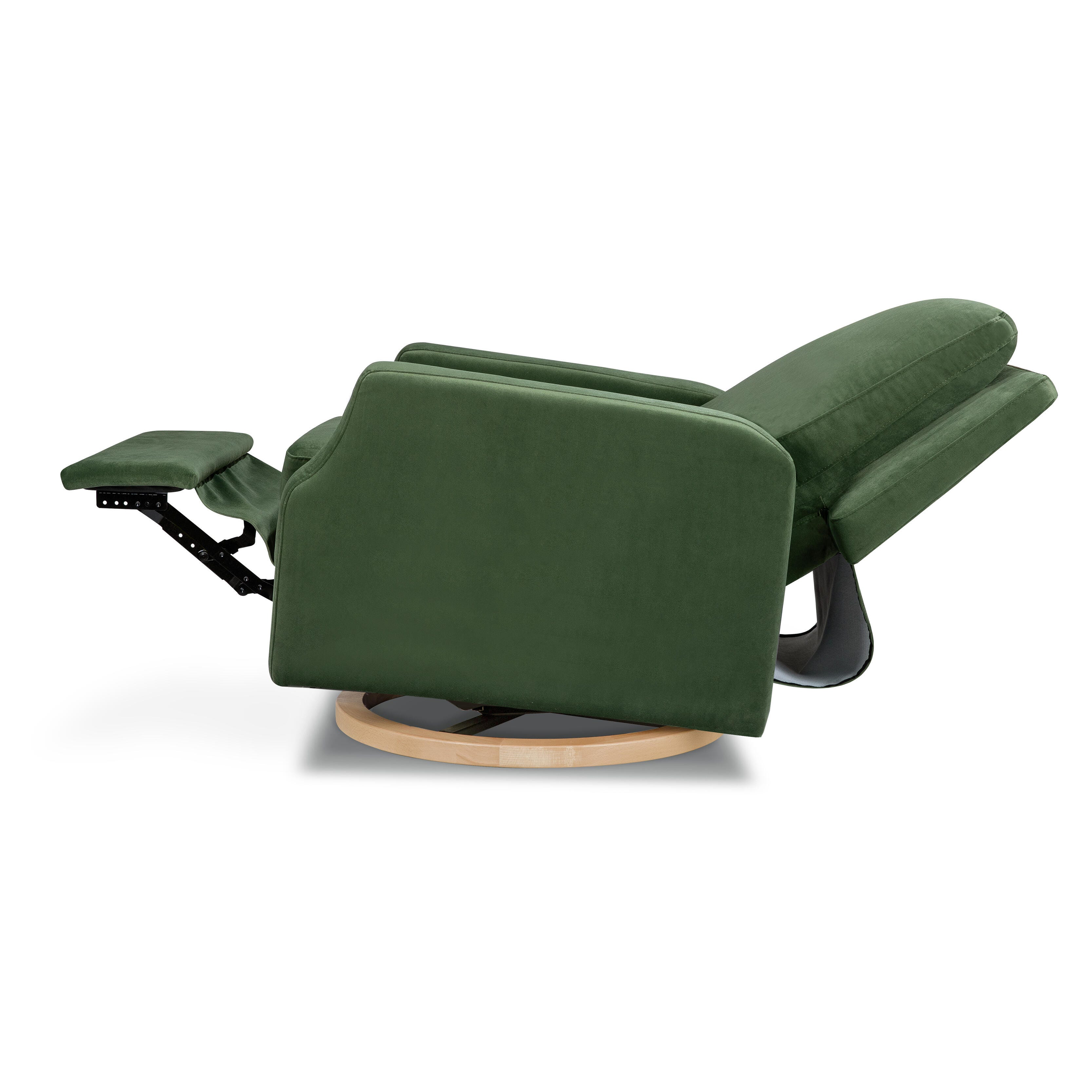 Namesake Crewe Recliner and Swivel Glider, Forest Green, large