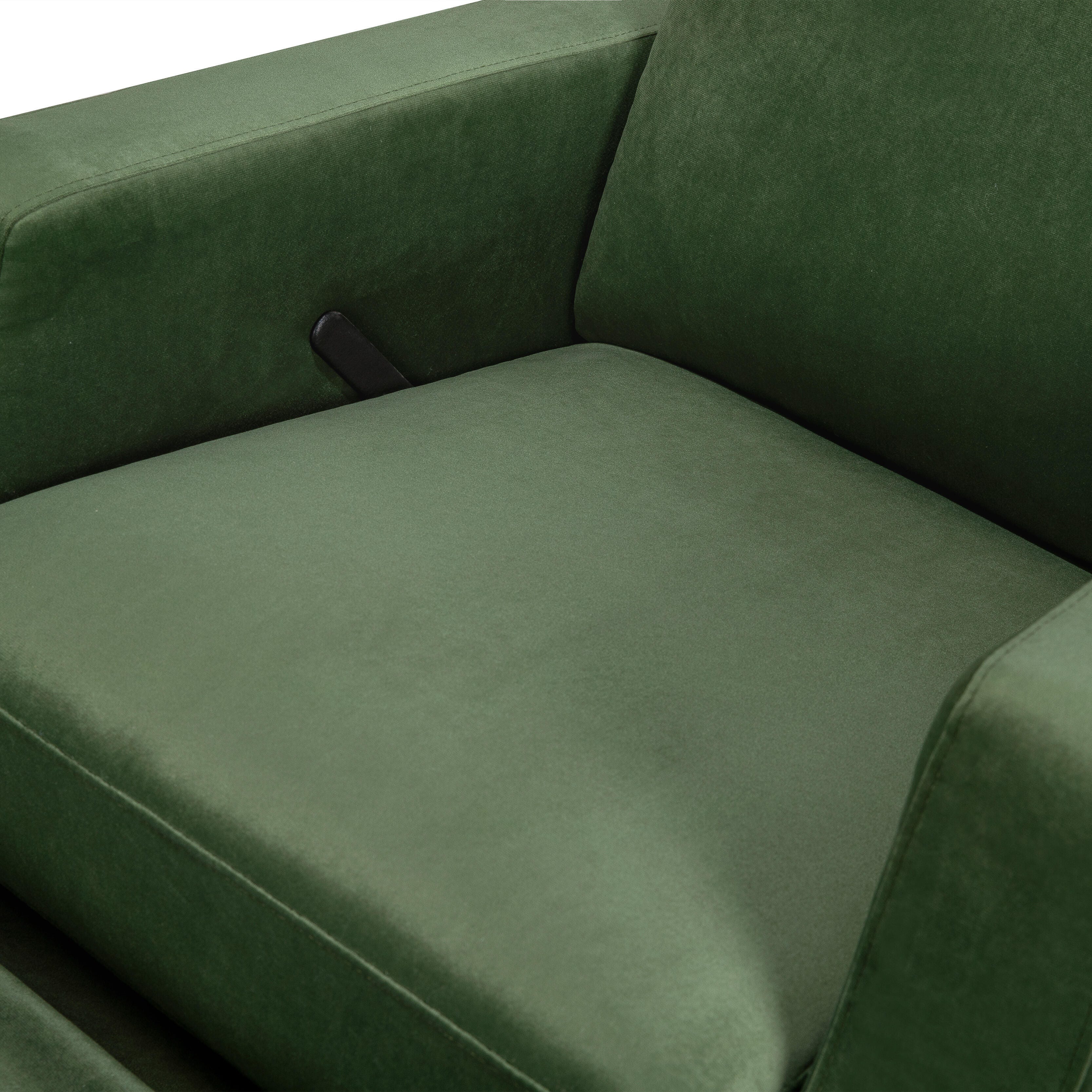 Namesake Crewe Recliner and Swivel Glider, Forest Green, large
