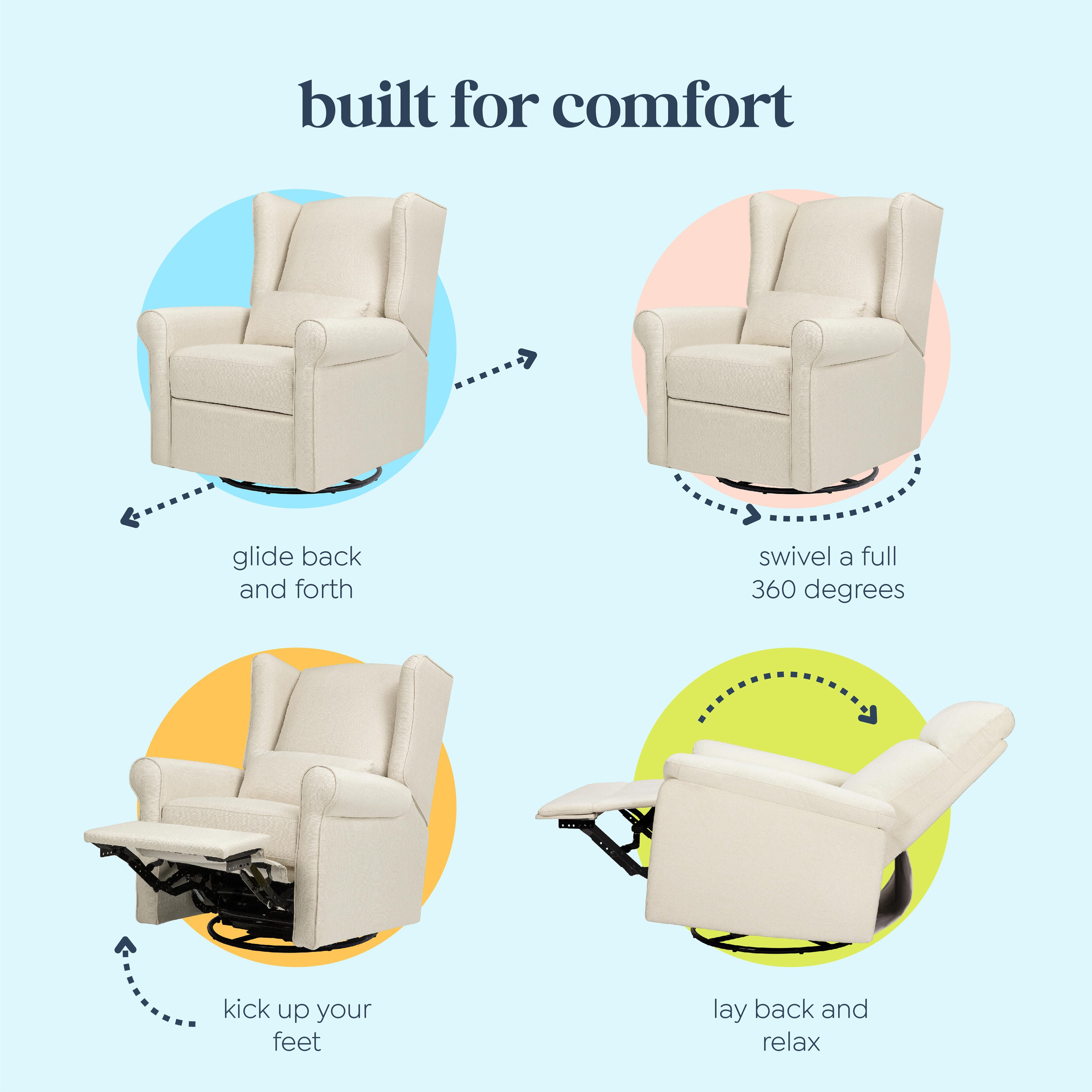 daVinci Hayden Recliner and Swivel Glider | Ashley