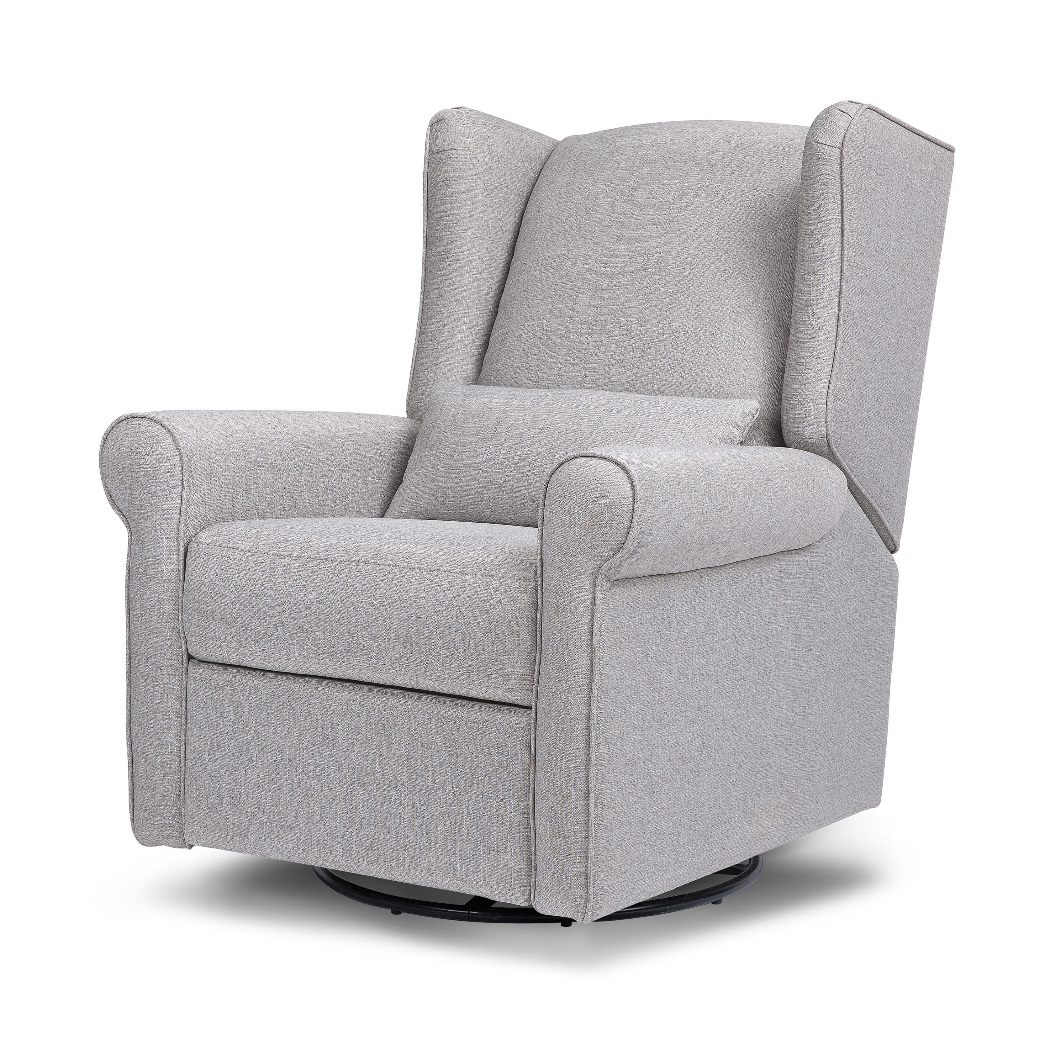 daVinci Hayden Recliner and Swivel Glider, Misty Gray, large