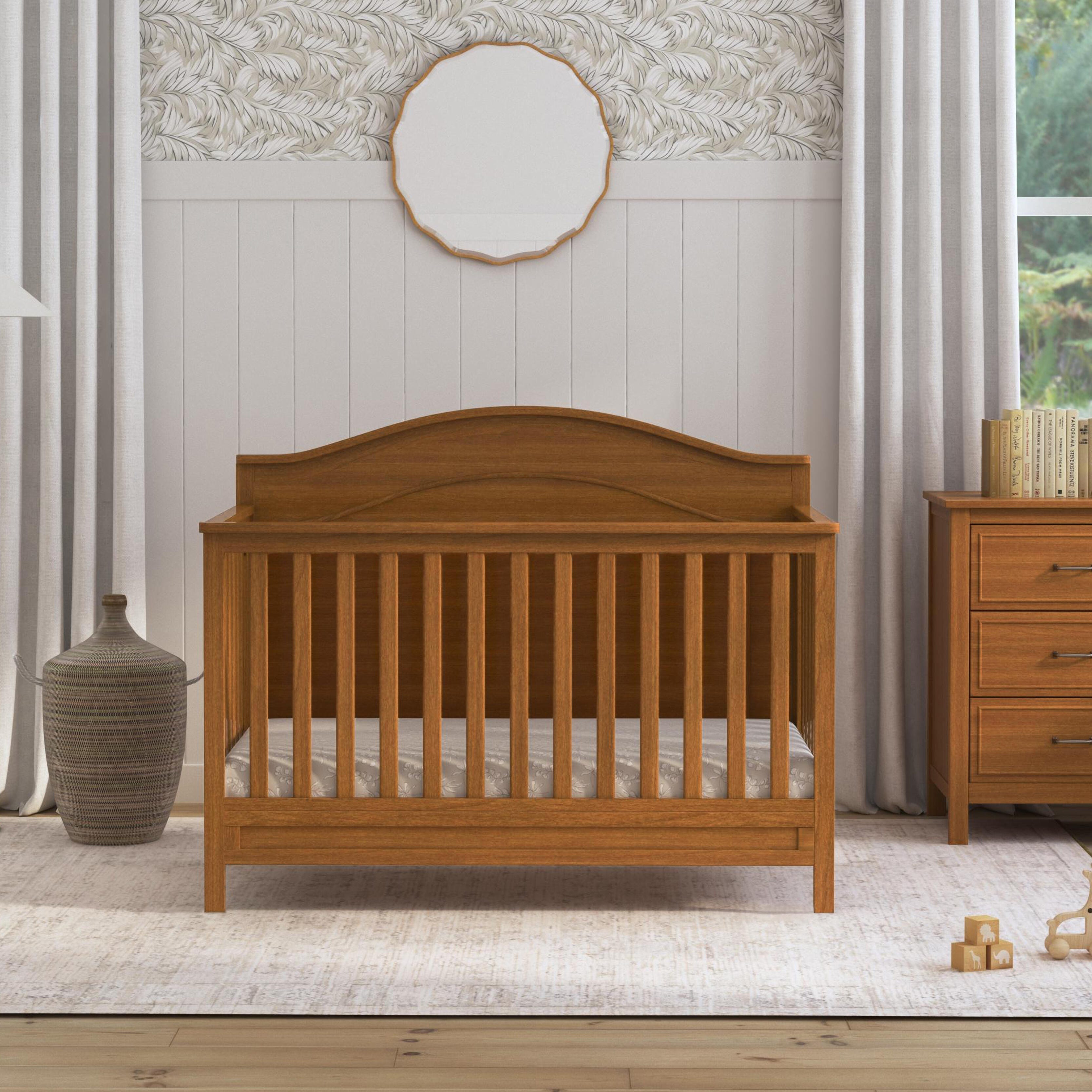 daVinci Charlie 4-in-1 Convertible Crib, Chestnut, large