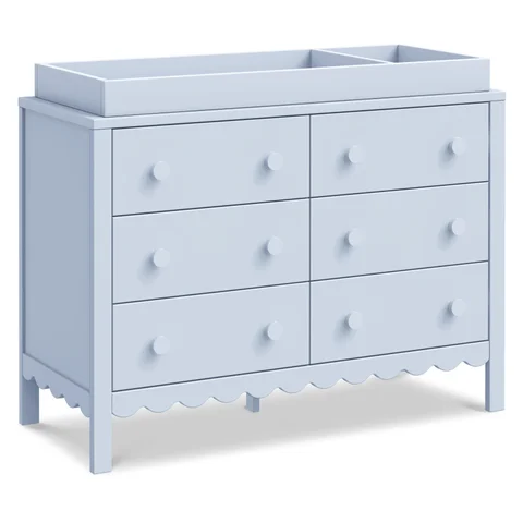 blue's clues dresser daVinci Sammy Scallop 6-Drawer Dresser