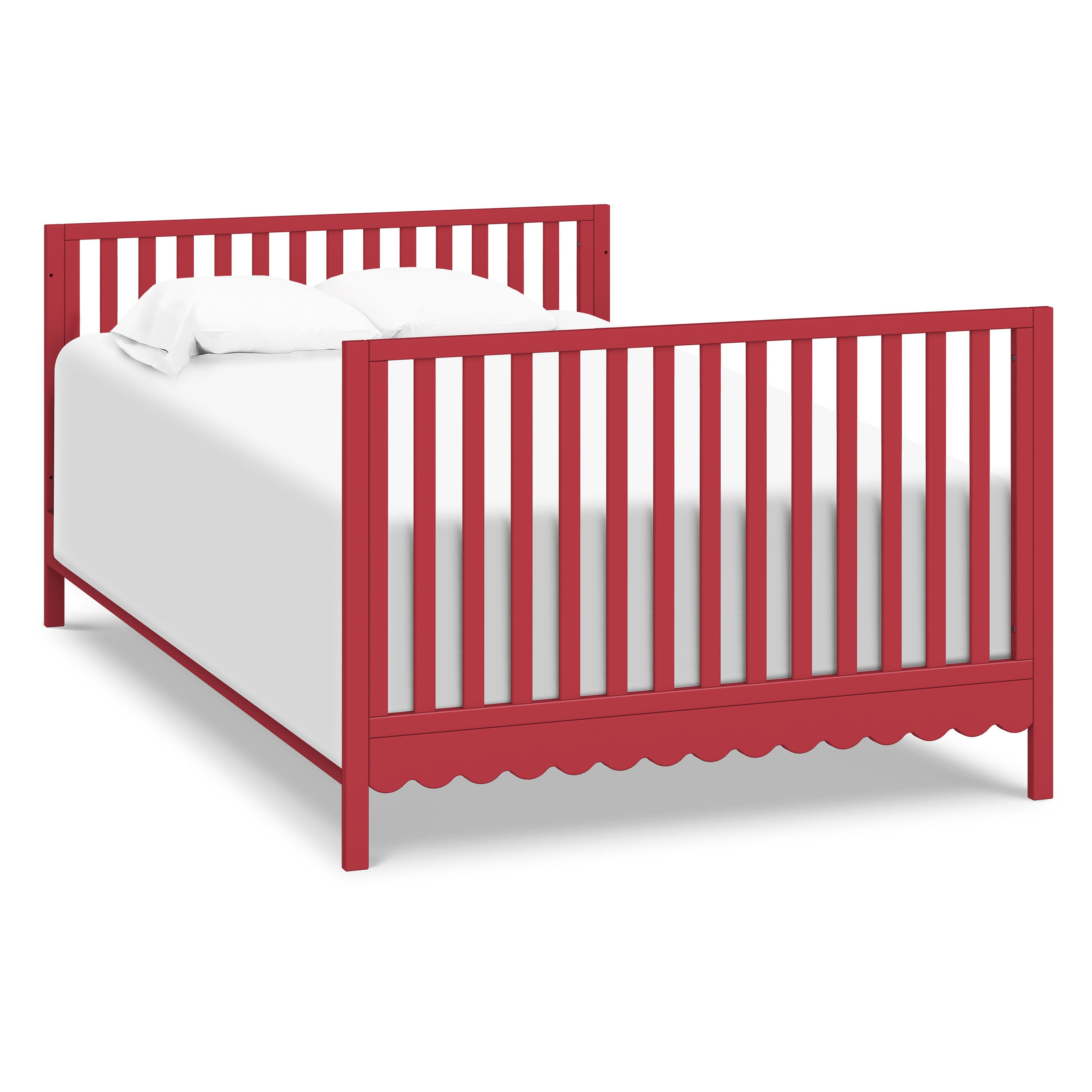 daVinci Sammy Scallop 4-in-1  Convertible Crib, Strawberry Red, large