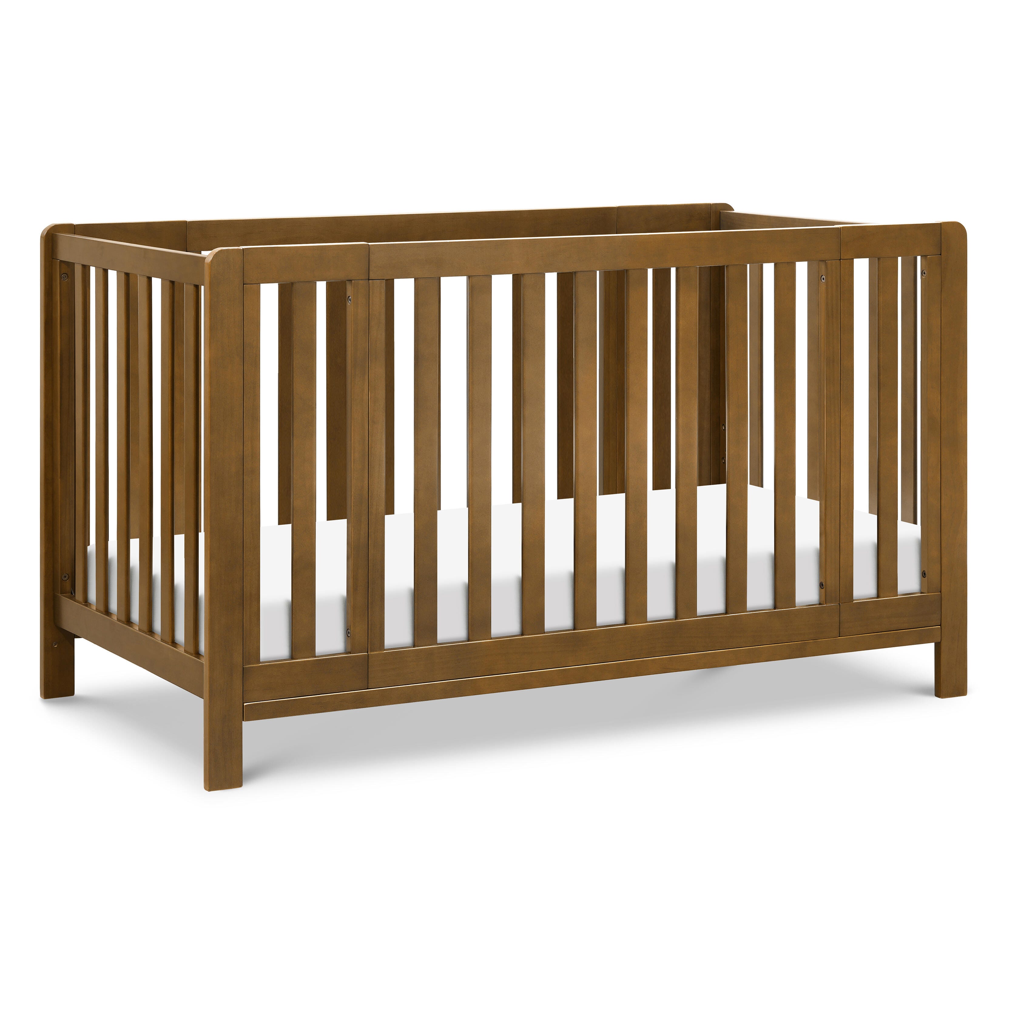 Carter's Colby GROW 6-in-1 Convertible Bassinet to Crib, Walnut, large