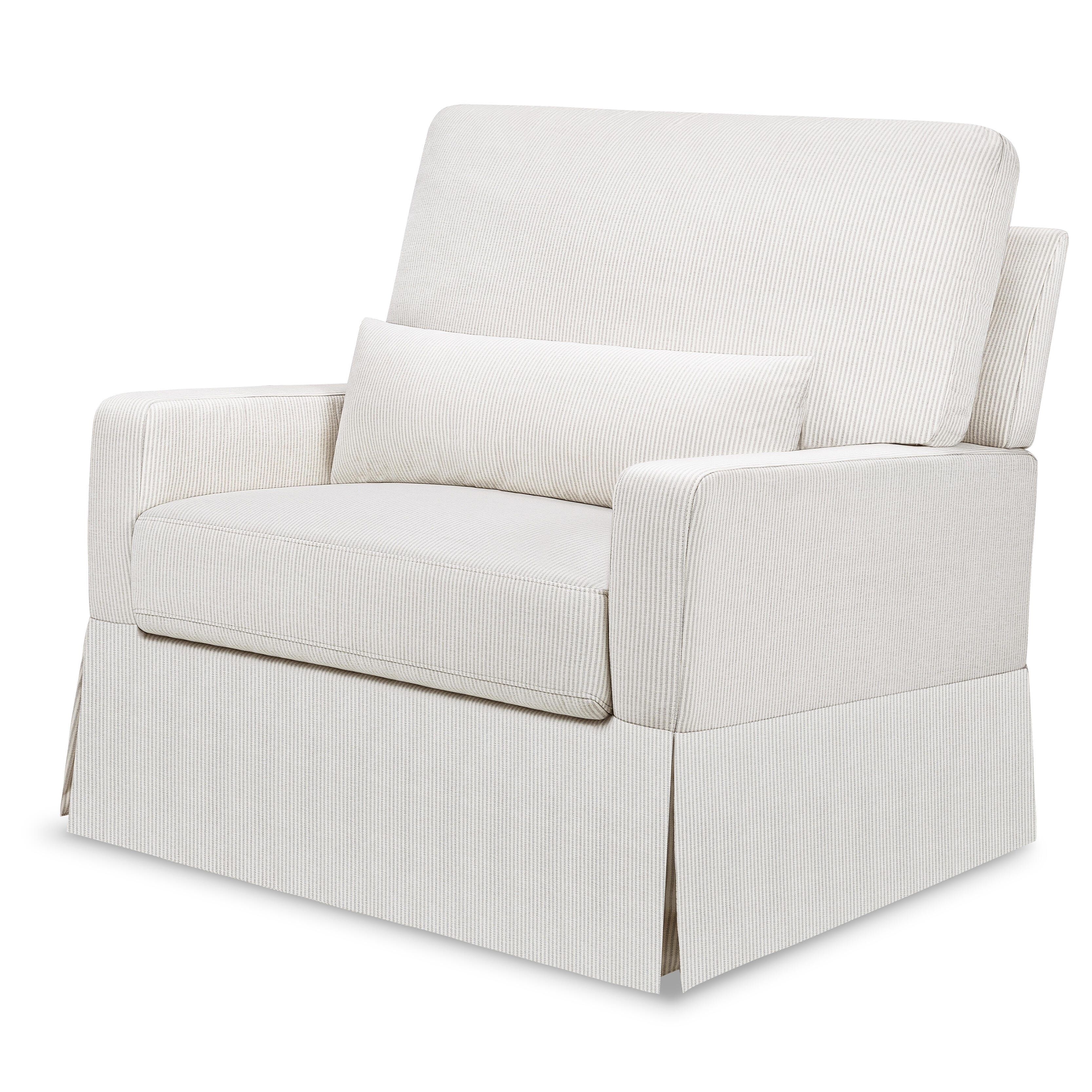 Namesake Crawford Pillowback Chair and a Half Comfort Swivel Glider