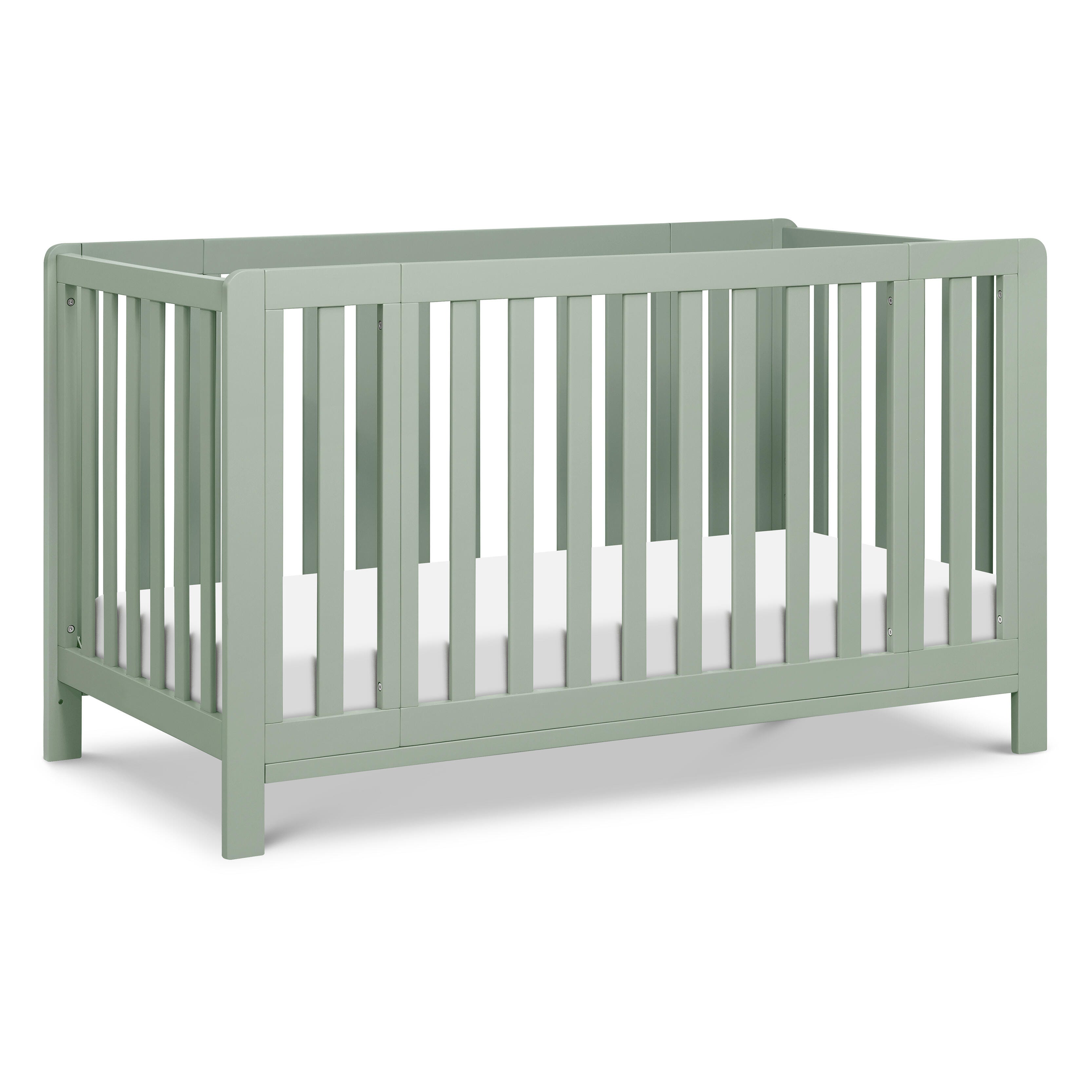 Carter's Colby GROW 6-in-1 Convertible Bassinet to Crib, Light Sage, large
