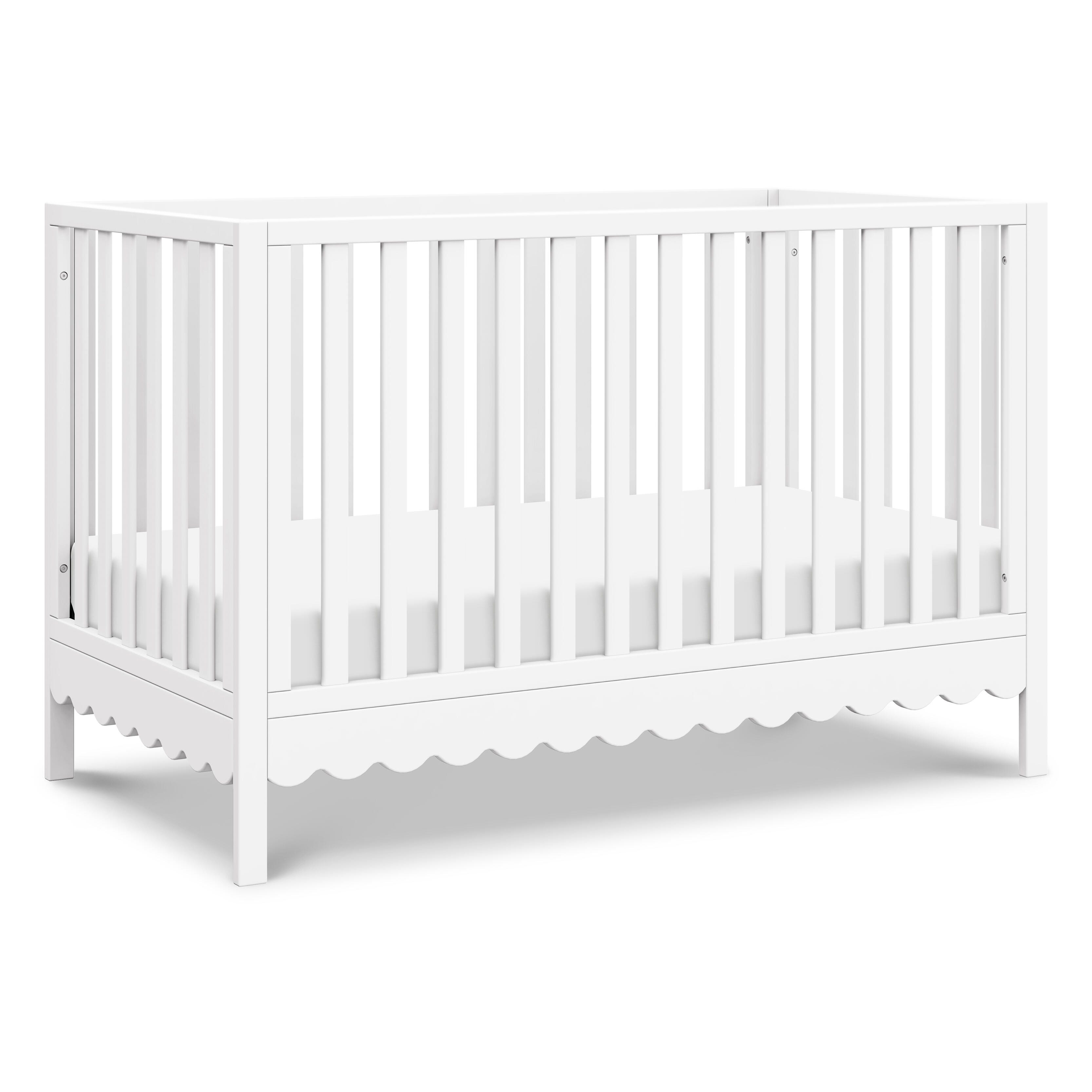 daVinci Sammy Scallop 4-in-1  Convertible Crib, White, large