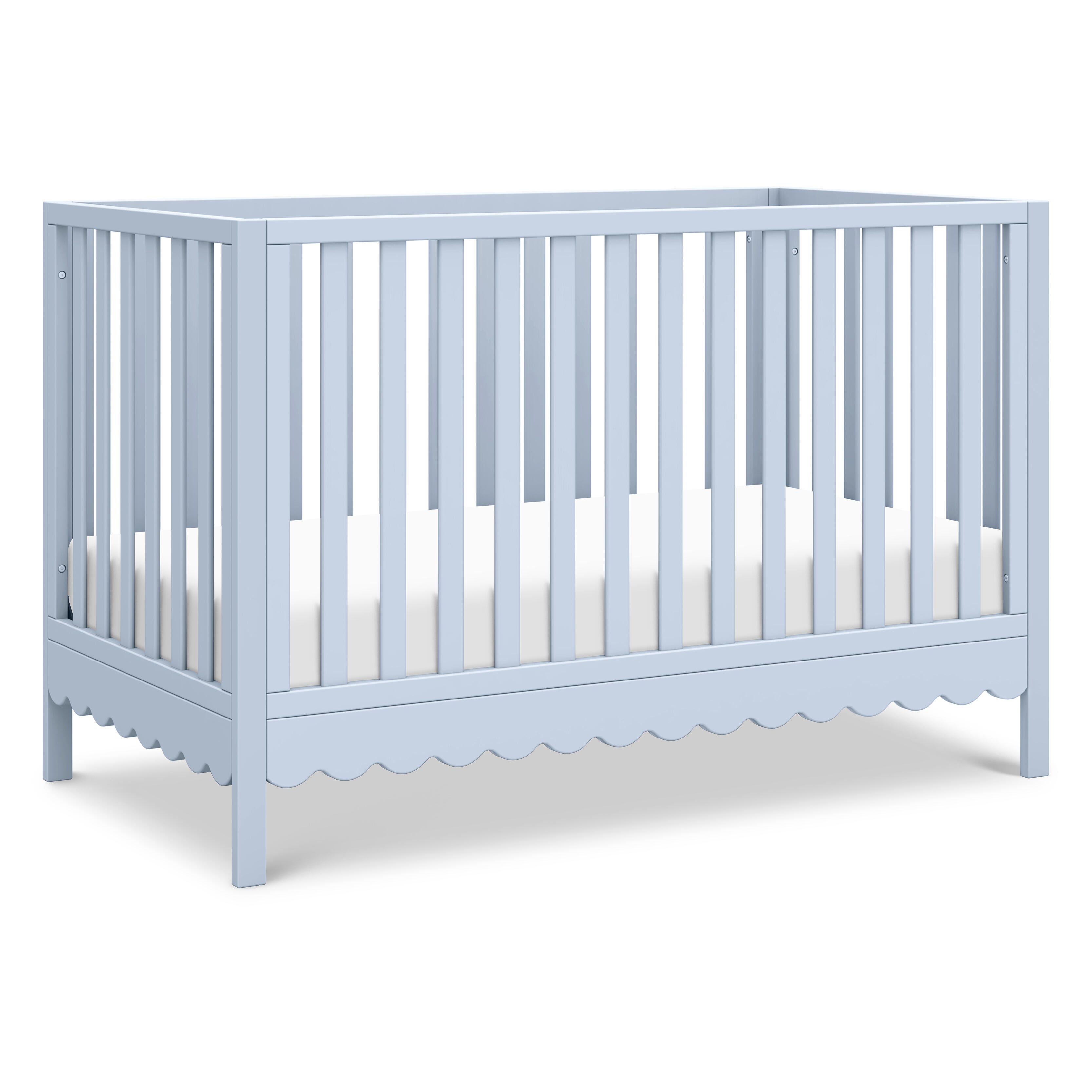 daVinci Sammy Scallop 4-in-1  Convertible Crib, Powder Blue, large