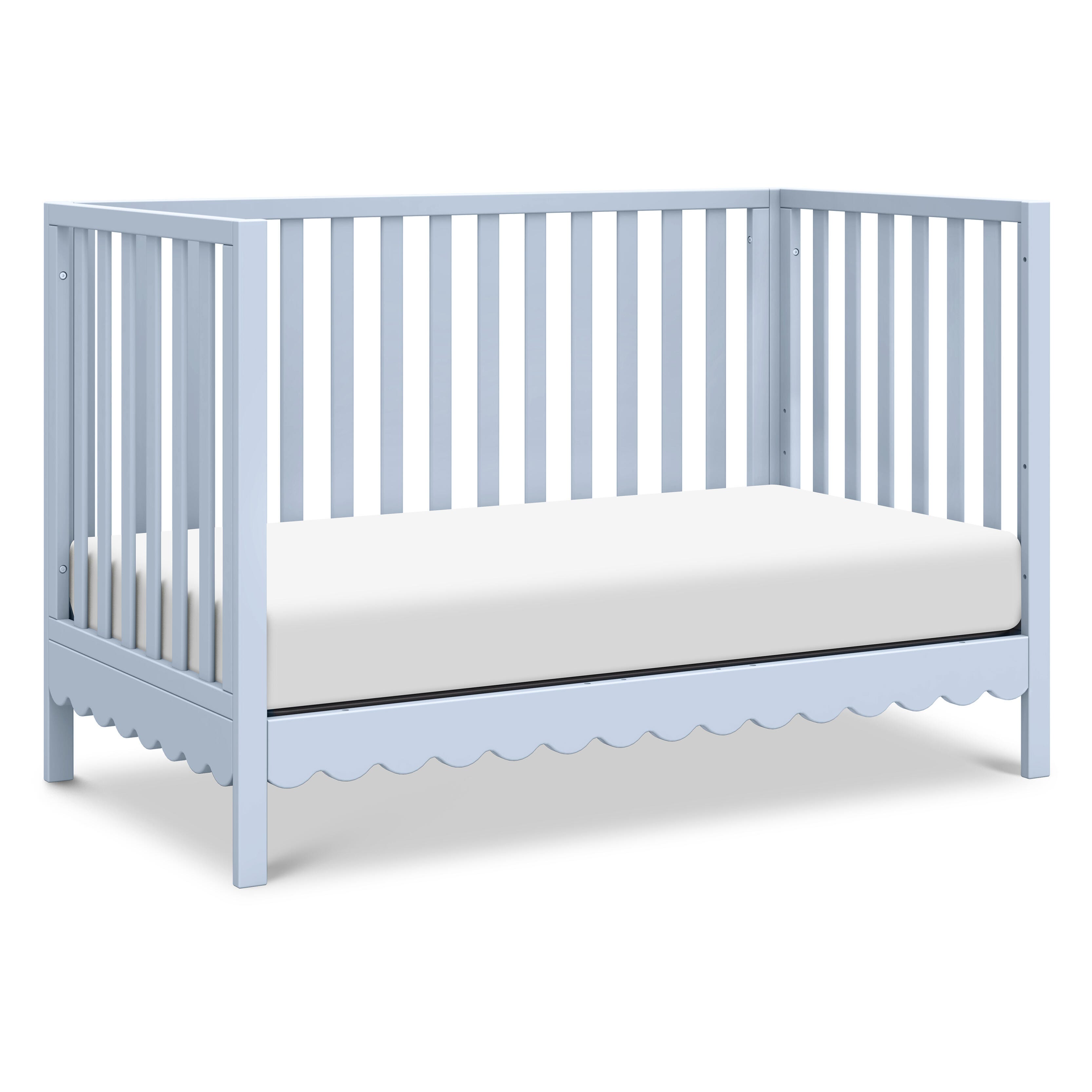 daVinci Sammy Scallop 4-in-1  Convertible Crib, Powder Blue, large
