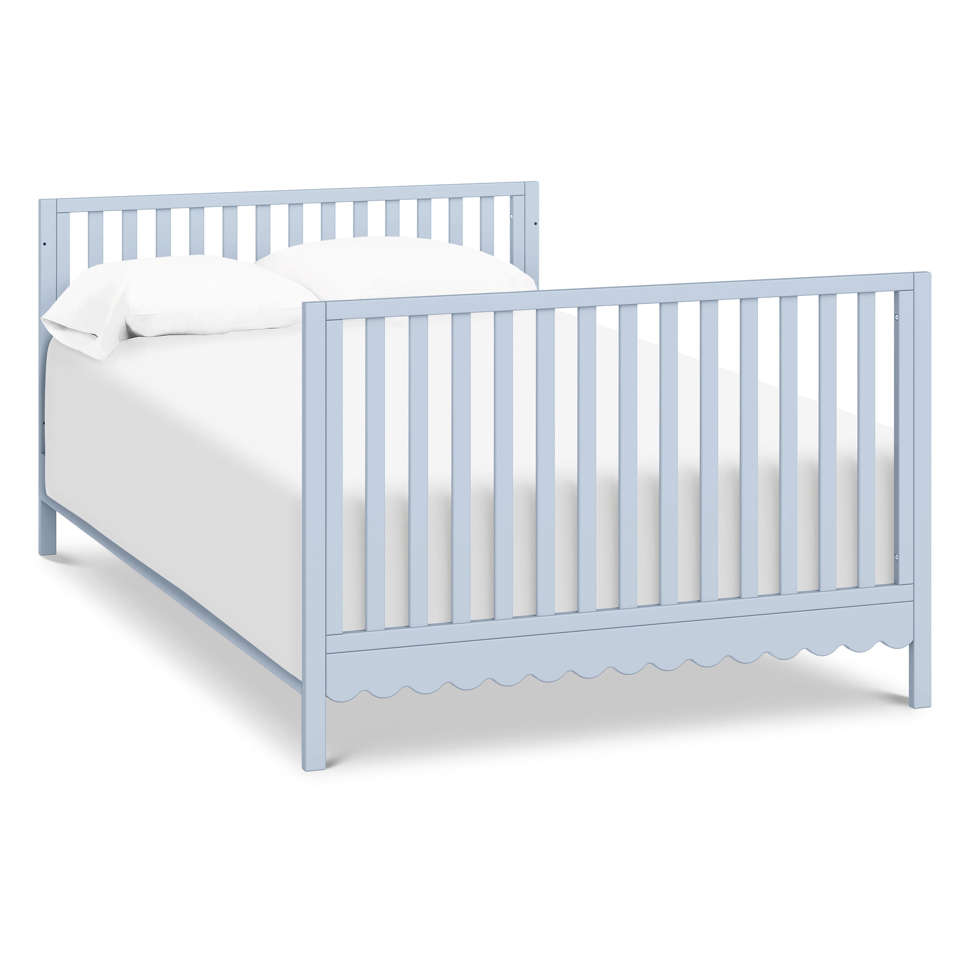daVinci Sammy Scallop 4-in-1  Convertible Crib, Powder Blue, large