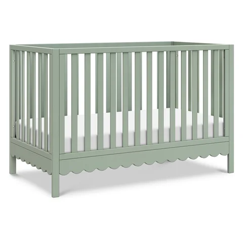 Sammy Scallop 4-in-1 Convertible Crib - Light Sage Sammy Scallop 4-in-1 Convertible Crib - Light Sage