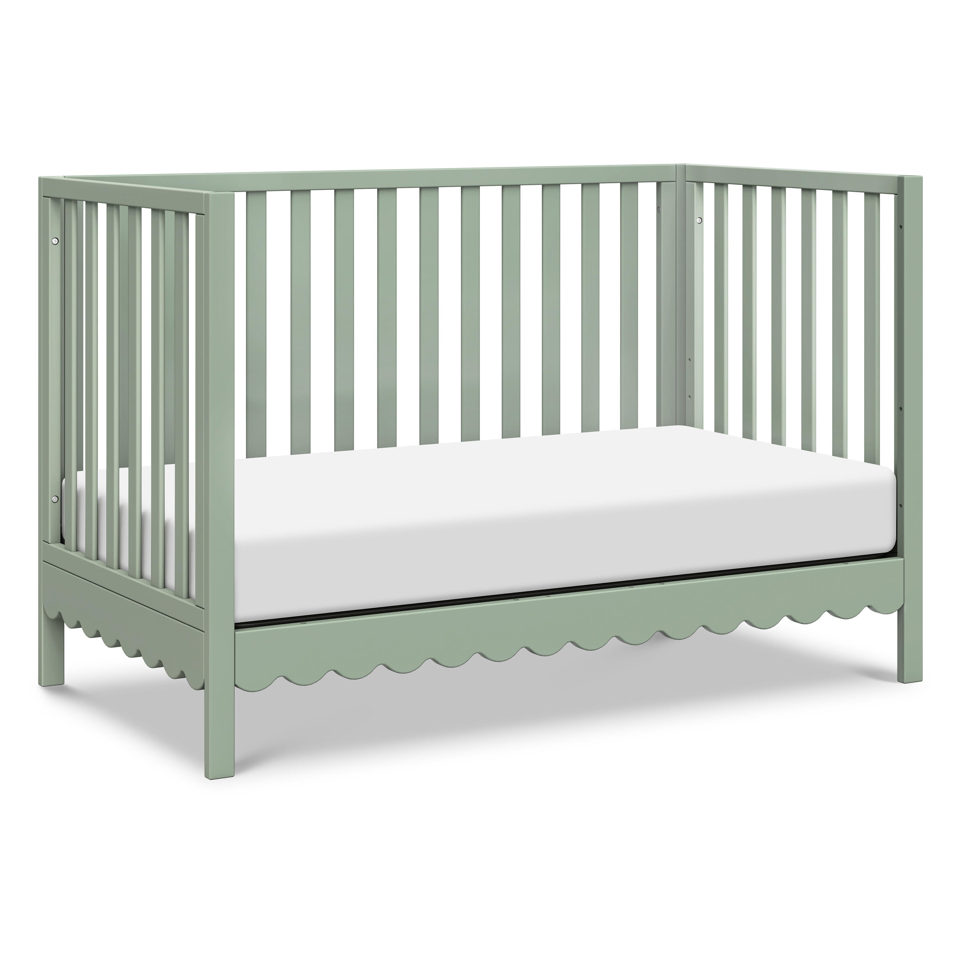 daVinci Sammy Scallop 4-in-1  Convertible Crib, Light Sage, large