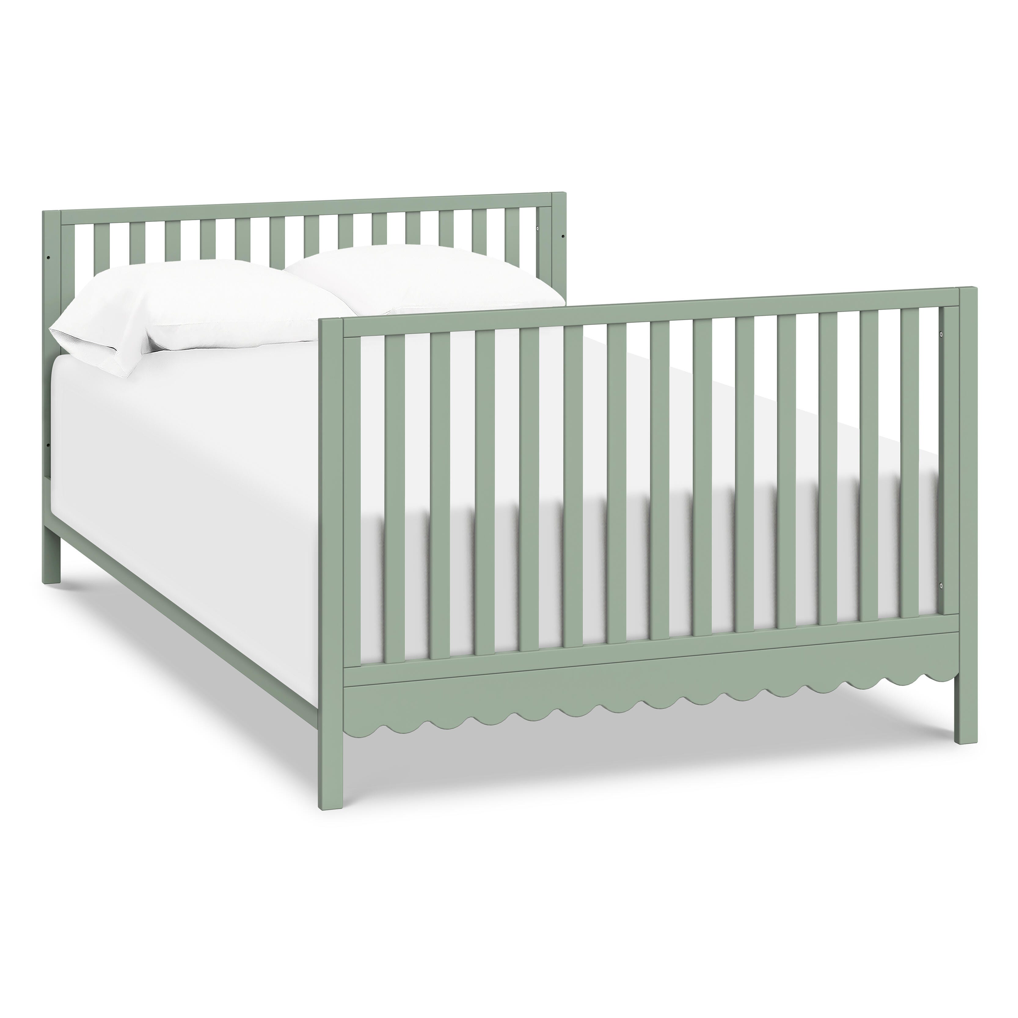 daVinci Sammy Scallop 4-in-1  Convertible Crib, Light Sage, large