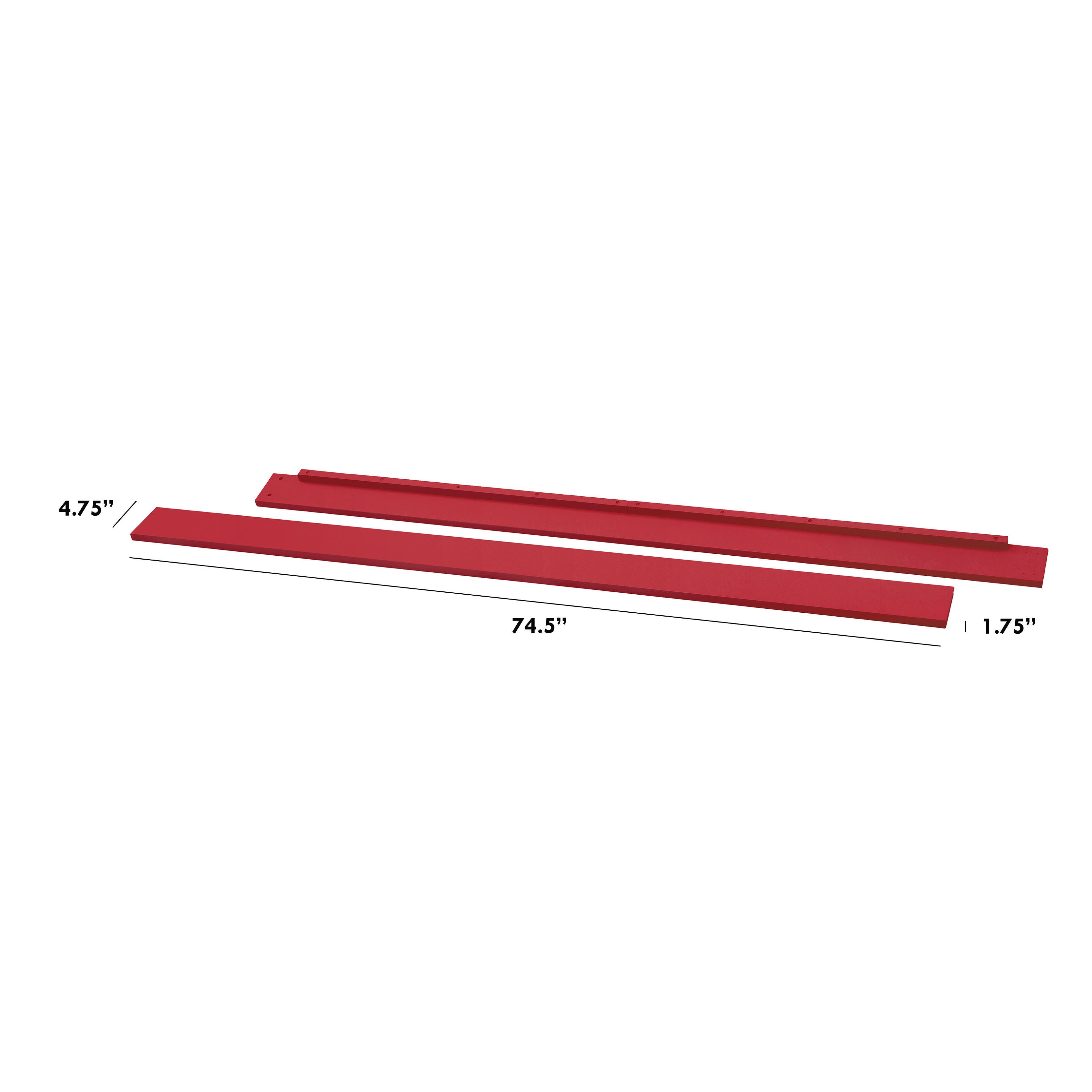 daVinci Twin/Full-Size Bed Conversion Kit (M5789), Strawberry Red, large