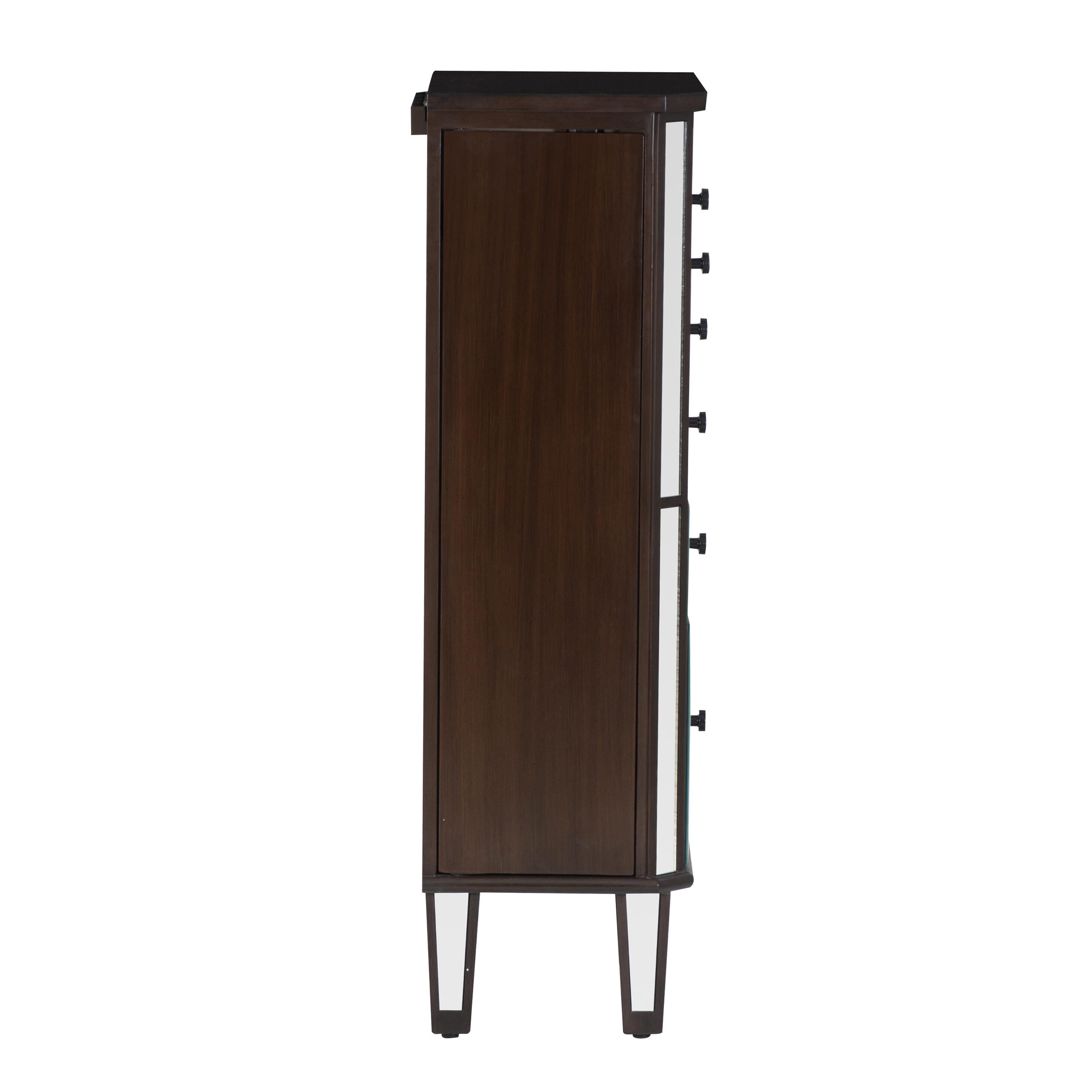 Linon Kara Jewelry 6 Drawer Armoire, , large