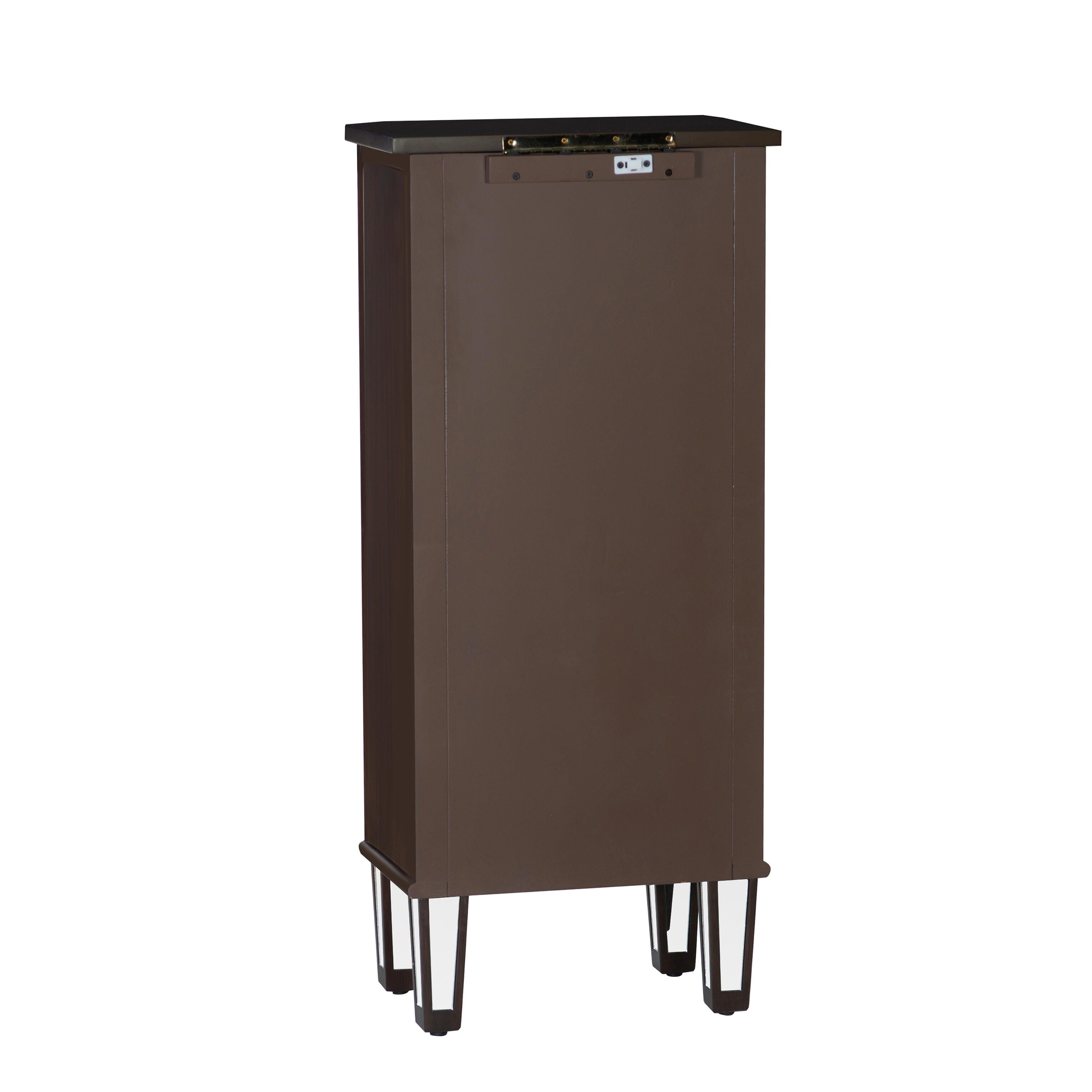 Linon Kara Jewelry 6 Drawer Armoire, , large