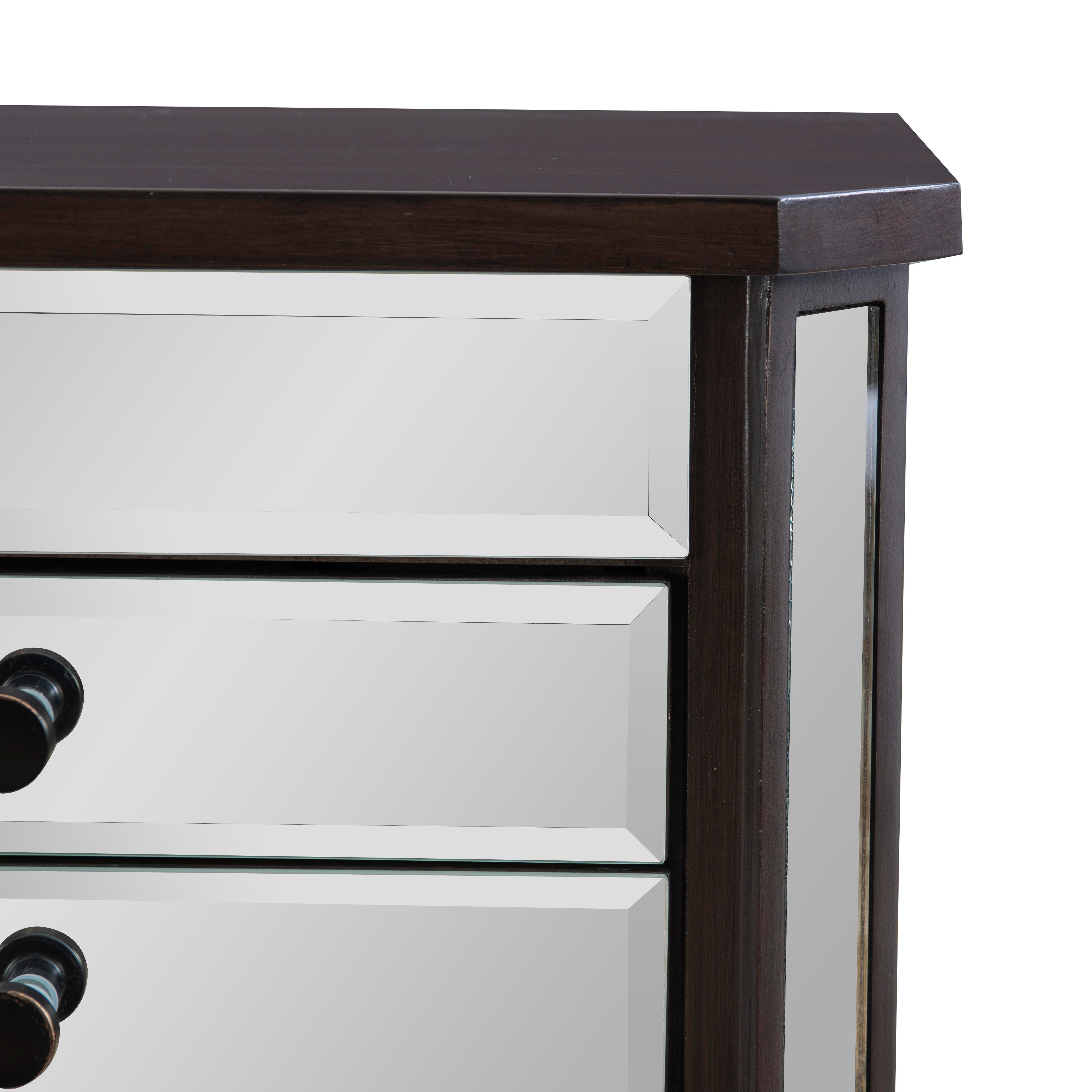 Linon Kara Jewelry 6 Drawer Armoire, , large
