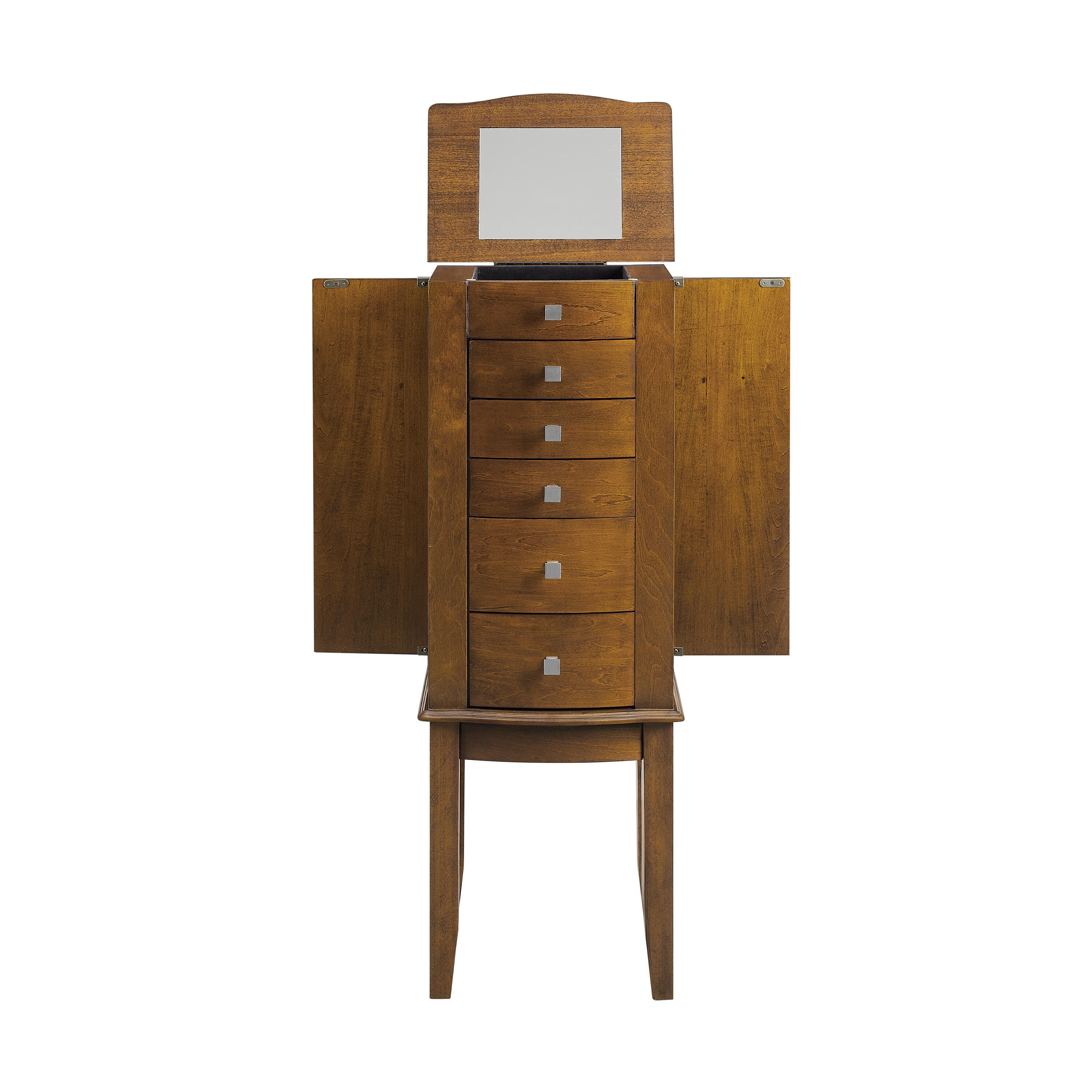 Linon Zaran Jewelry 5 Drawer Armoire, , large