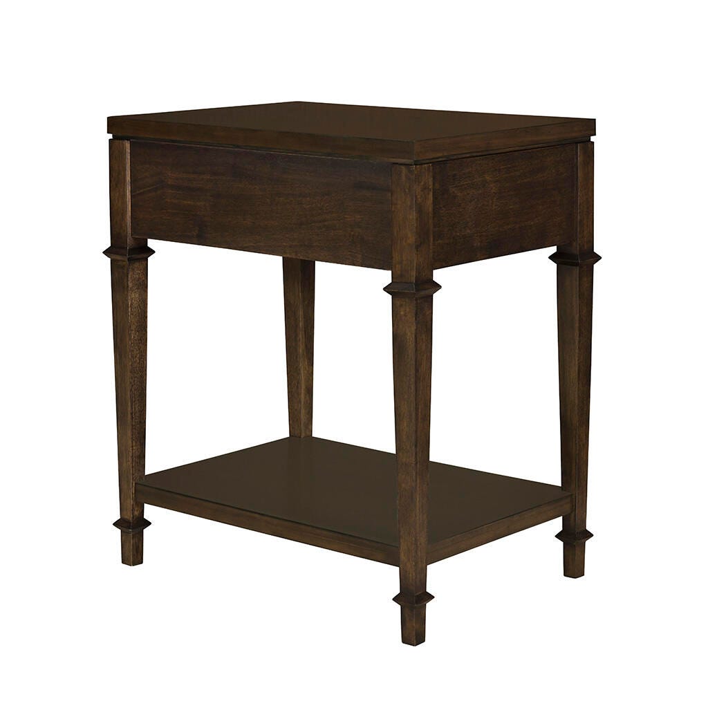 Martha Stewart 22" 1 Drawer Coffee Nightstand, , large