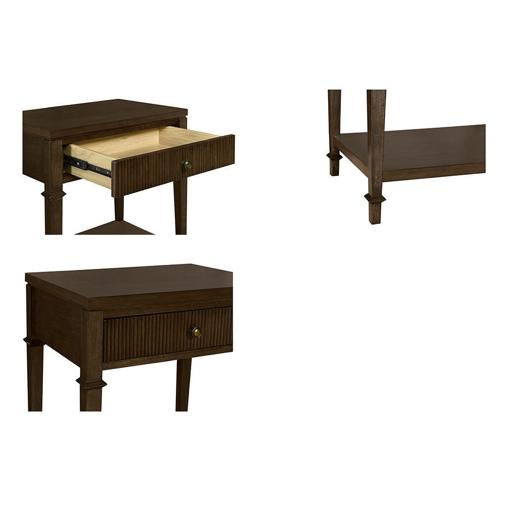 Martha Stewart 22" 1 Drawer Coffee Nightstand, , large