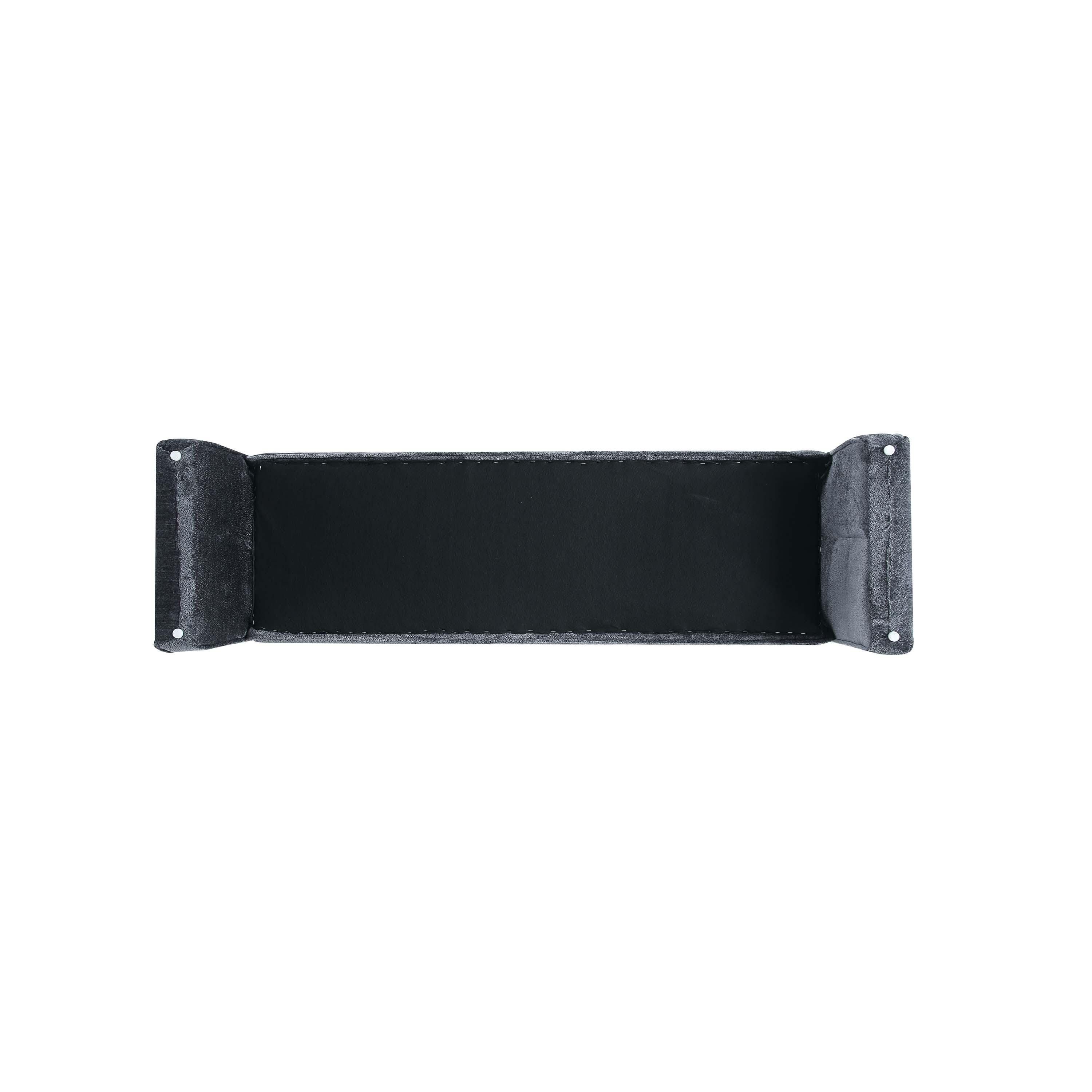 Manhattan Comfort Concord Bench, Black, large