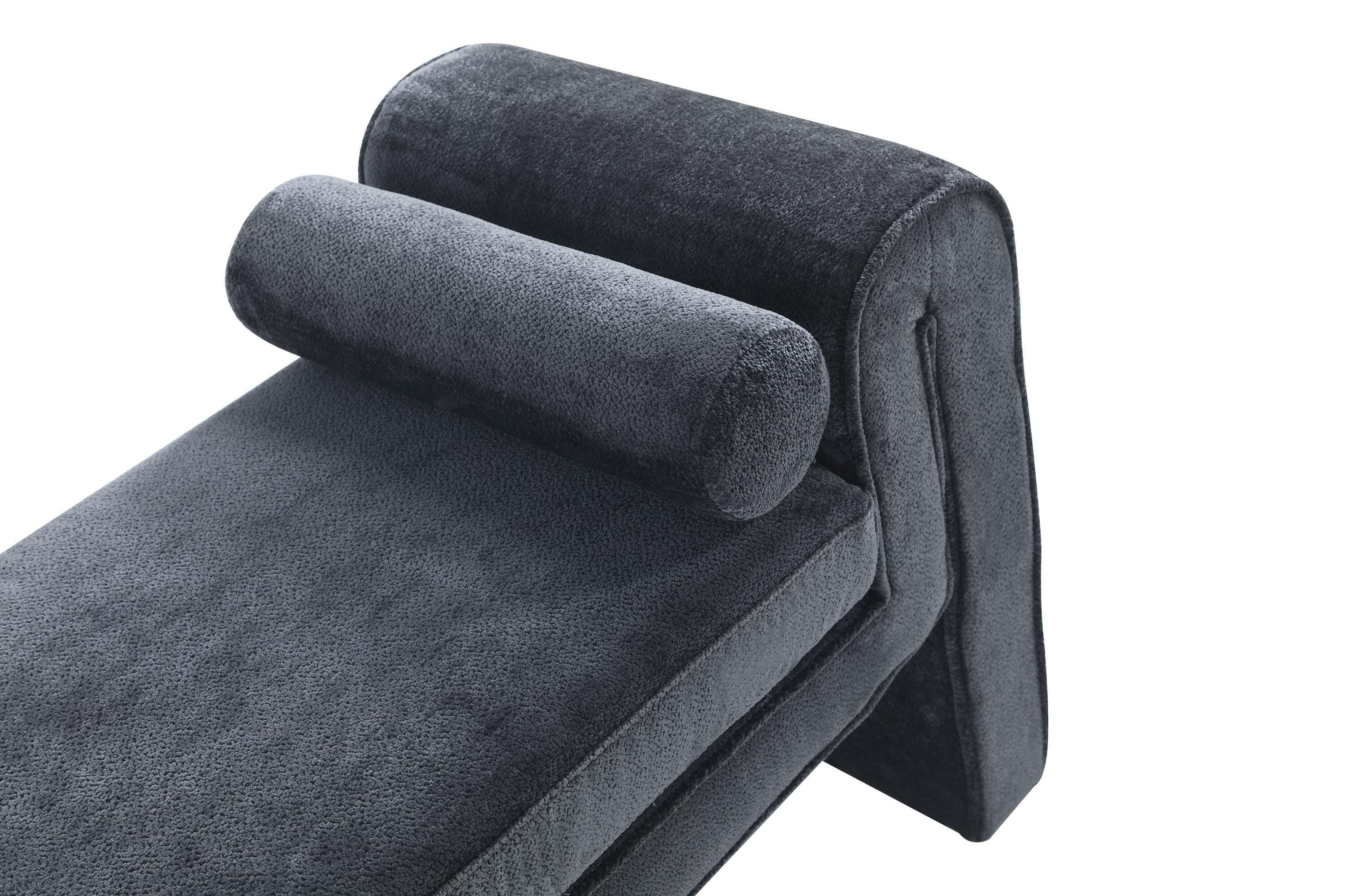 Manhattan Comfort Concord Bench, Black, large